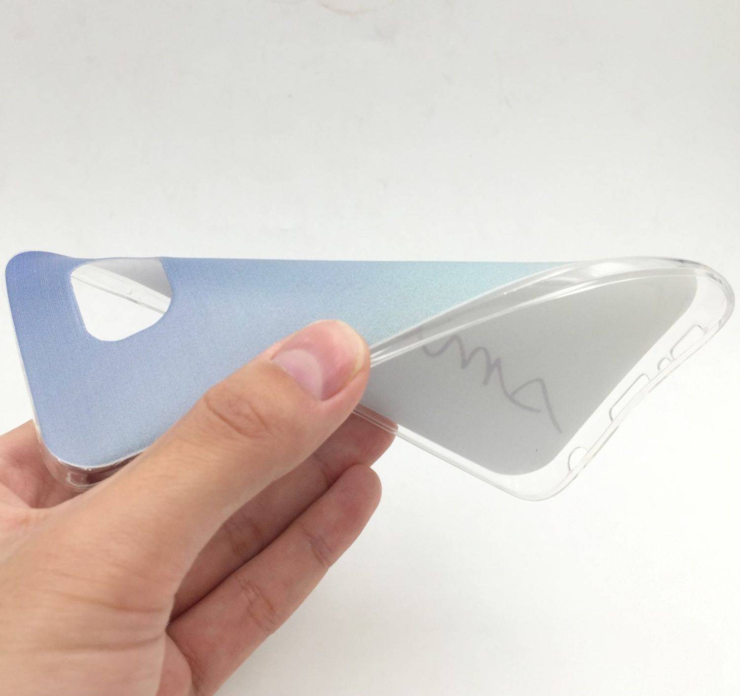 Samsung Galaxy S6 Edge Handyhülle Backcover Blau