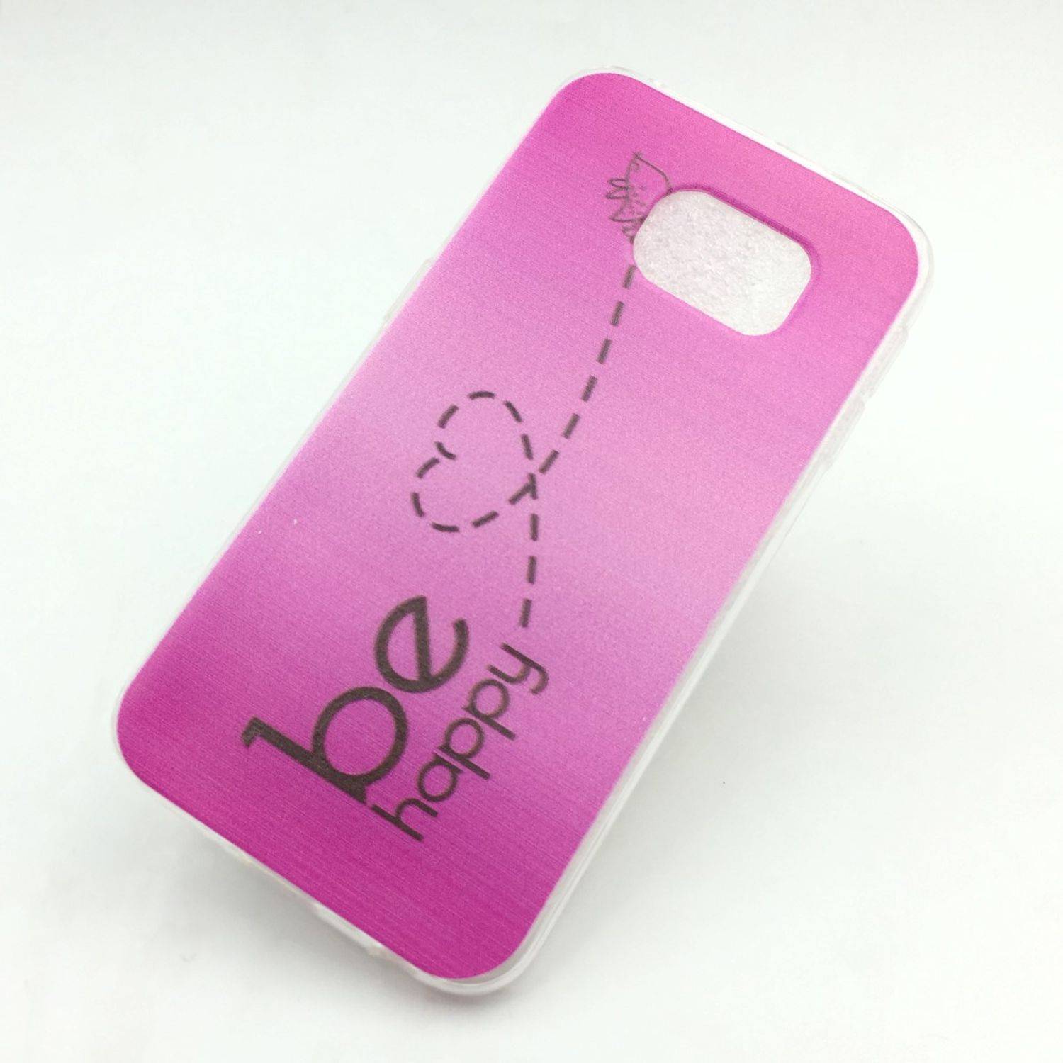 Samsung Galaxy S6 Edge Handyhülle Backcover Rosa