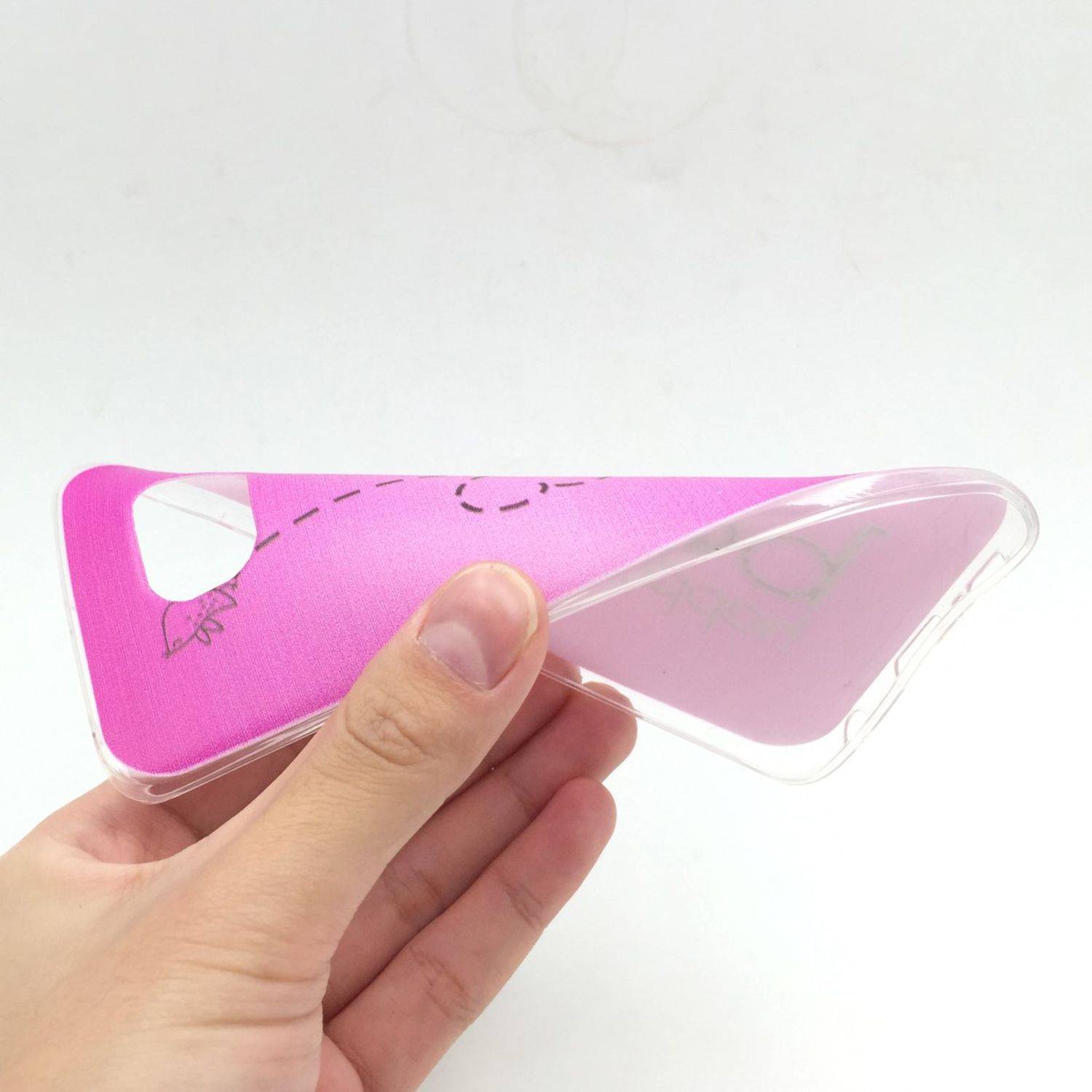 Samsung Galaxy S6 Edge Handyhülle Backcover Rosa
