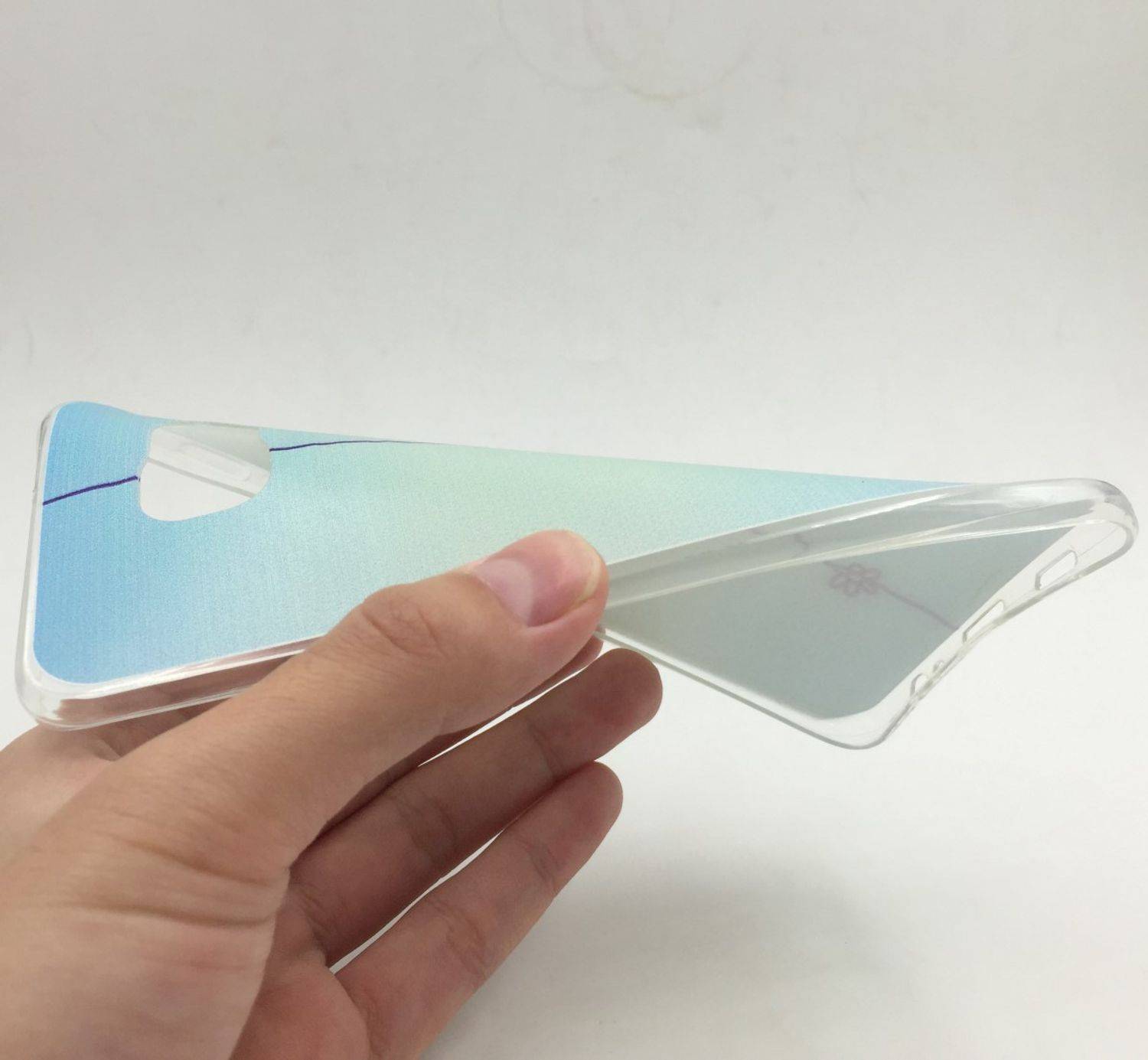 Samsung Galaxy S6 Edge Plus Handyhülle Backcover Blau