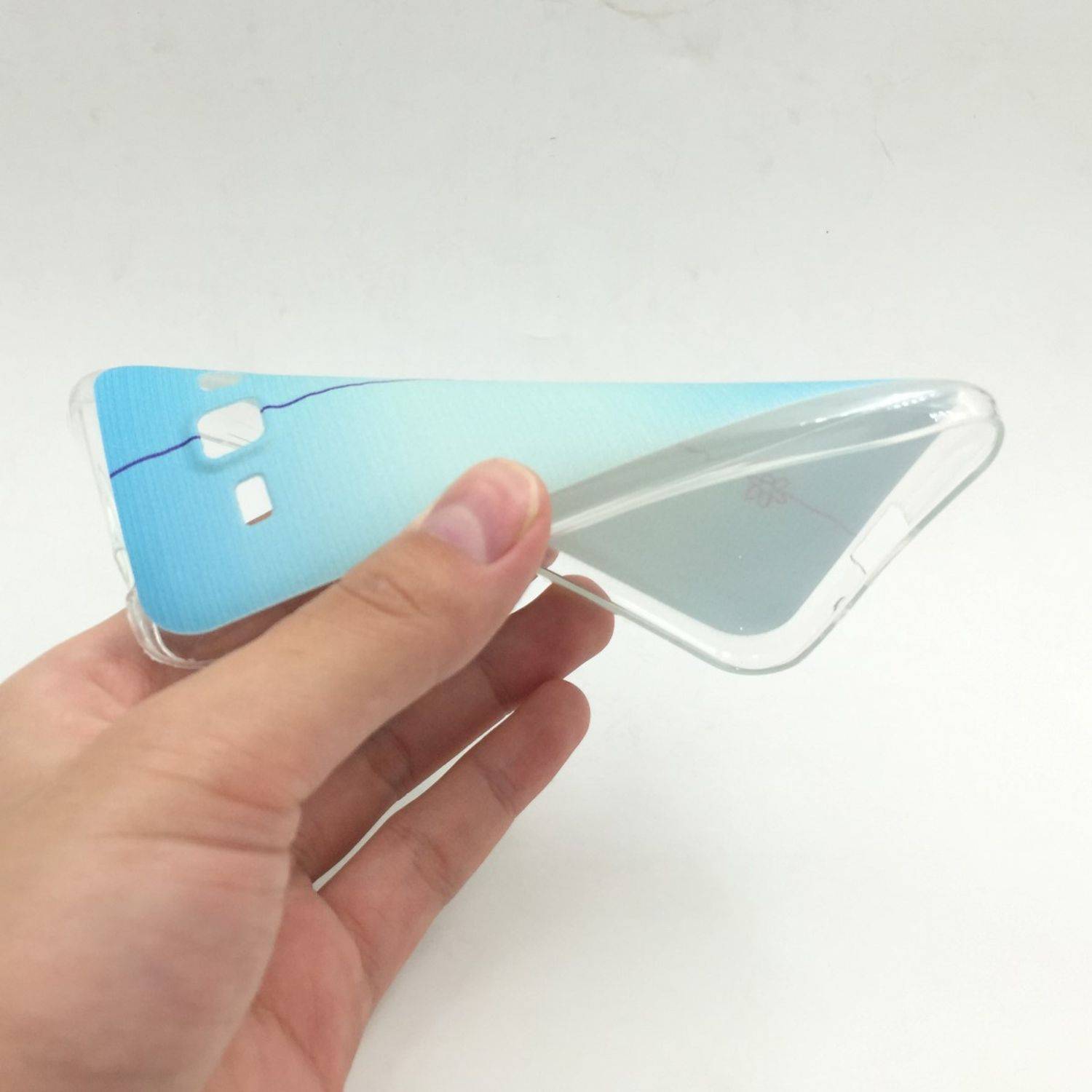 Samsung Galaxy J1 (2015) Handyhülle Backcover Blau
