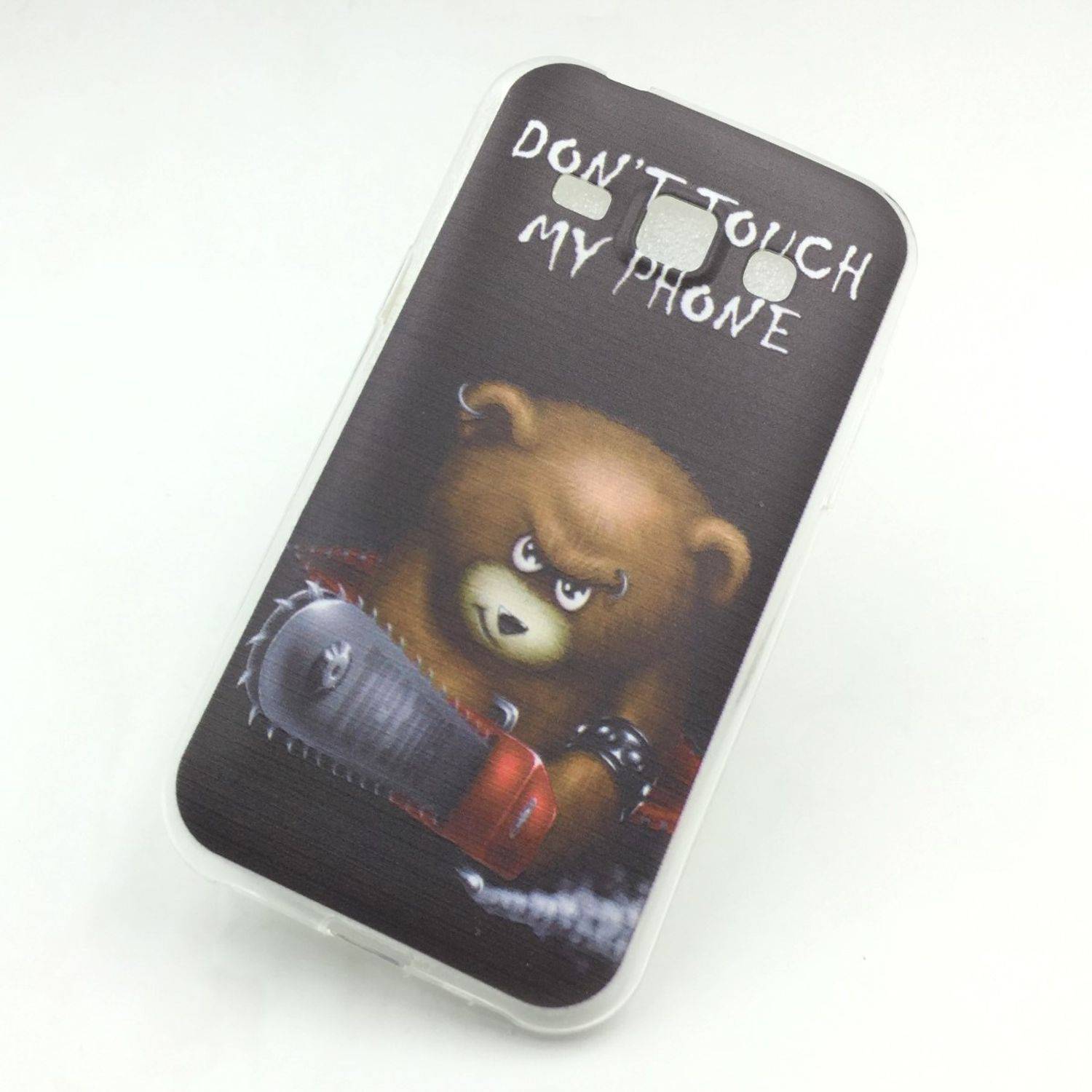 Samsung Galaxy J1 (2015) Handyhülle Backcover Schwarz