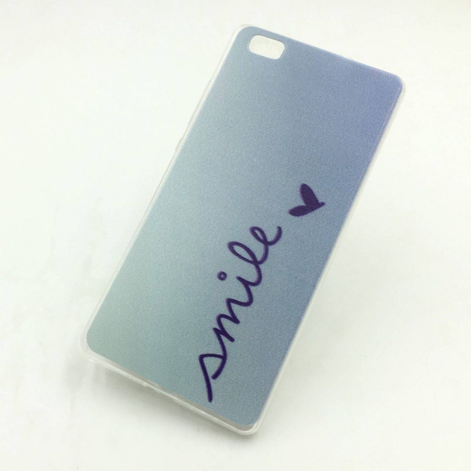 Huawei P8 Handyhülle Backcover Blau