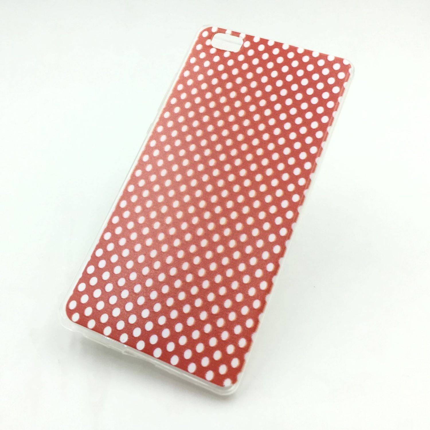 Huawei P8 Handyhülle Backcover Rot