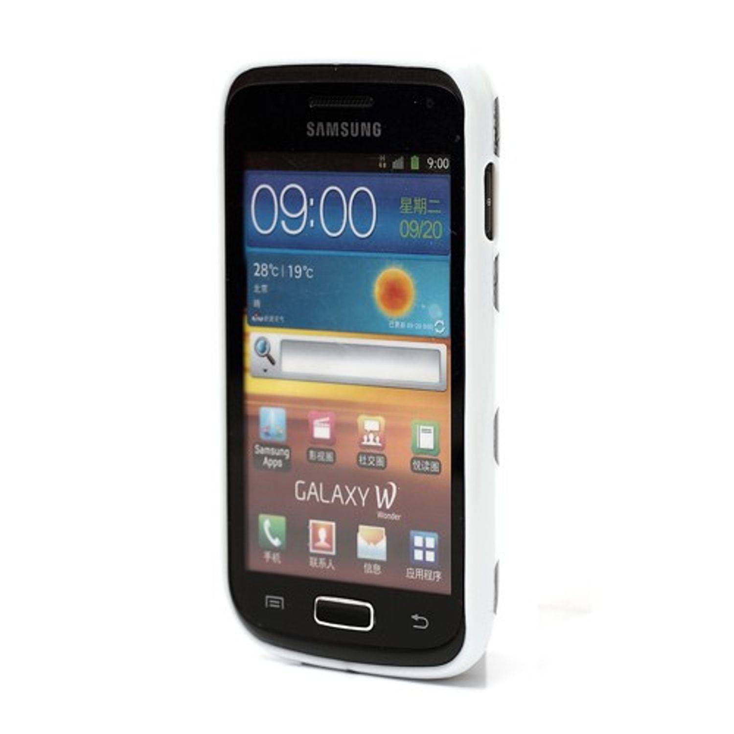 Samsung Galaxy W i8150 Handyhülle Backcover Rosa