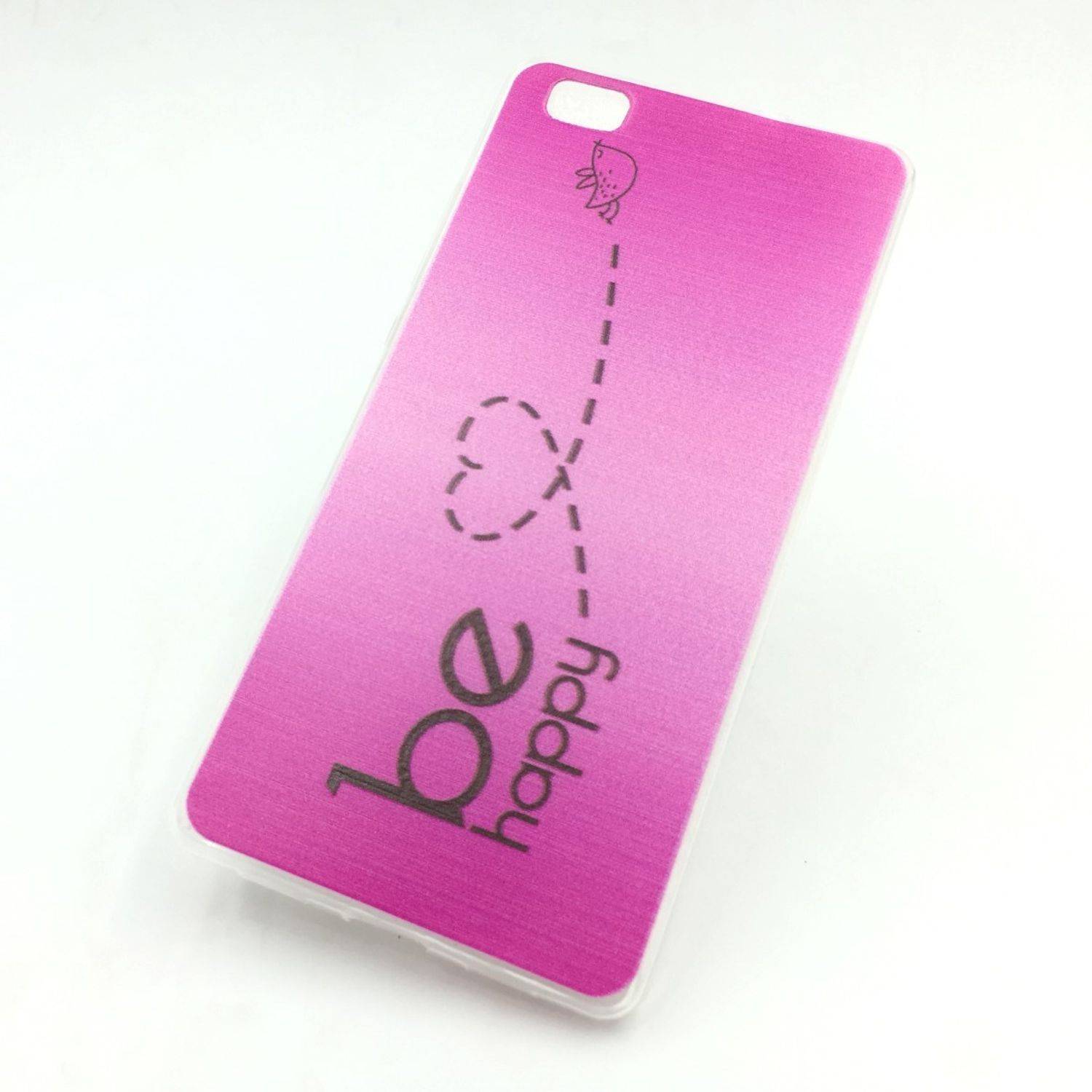 Huawei P8 Handyhülle Backcover Rosa
