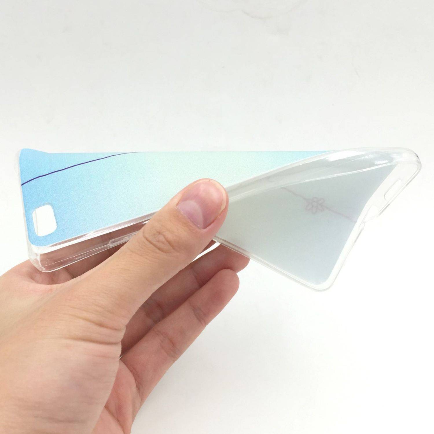 Huawei P8 Lite Handyhülle Backcover Blau