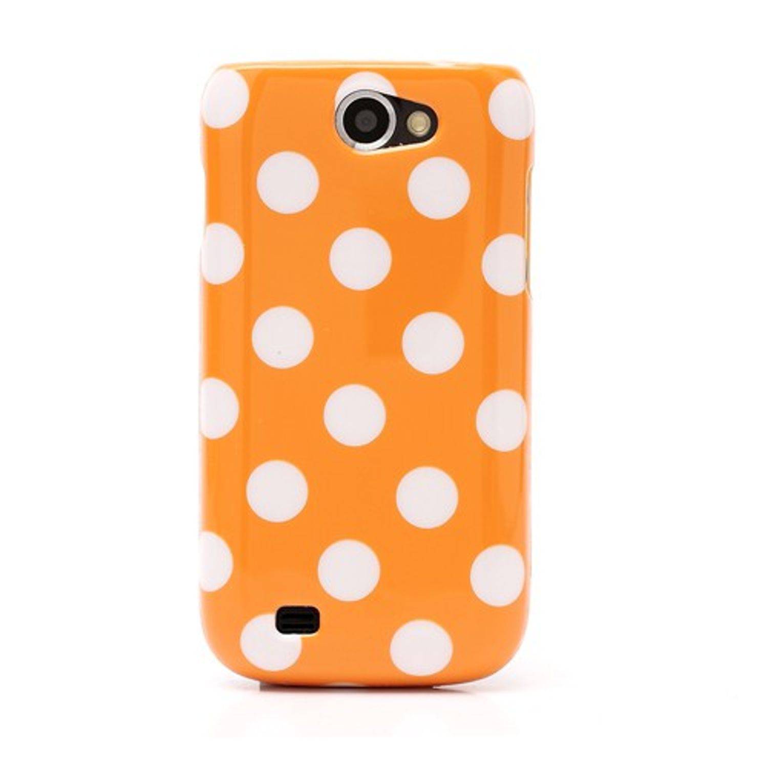 Samsung Galaxy W i8150 Handyhülle Backcover Orange