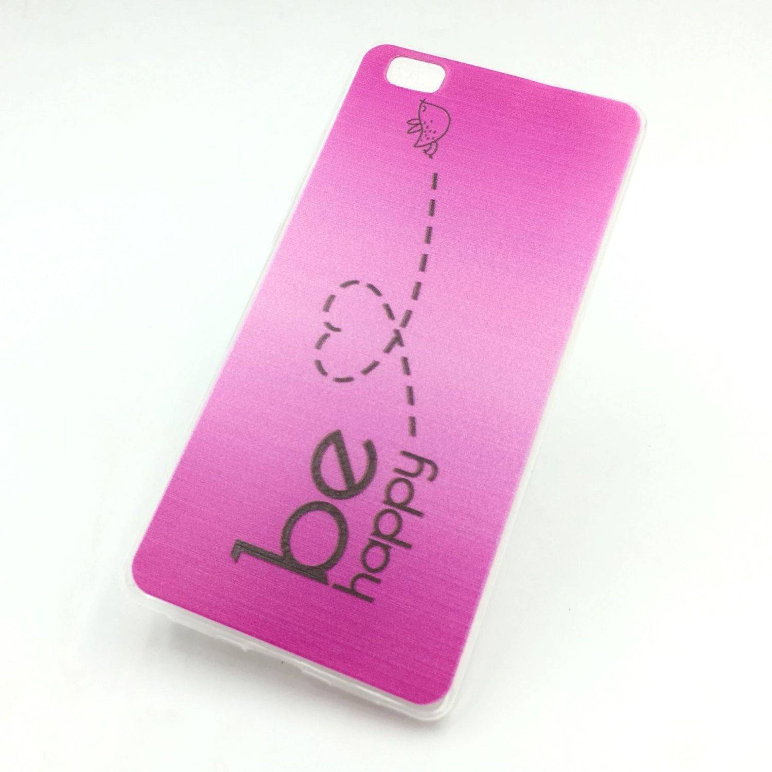 Huawei P8 Lite Handyhülle Backcover Rosa