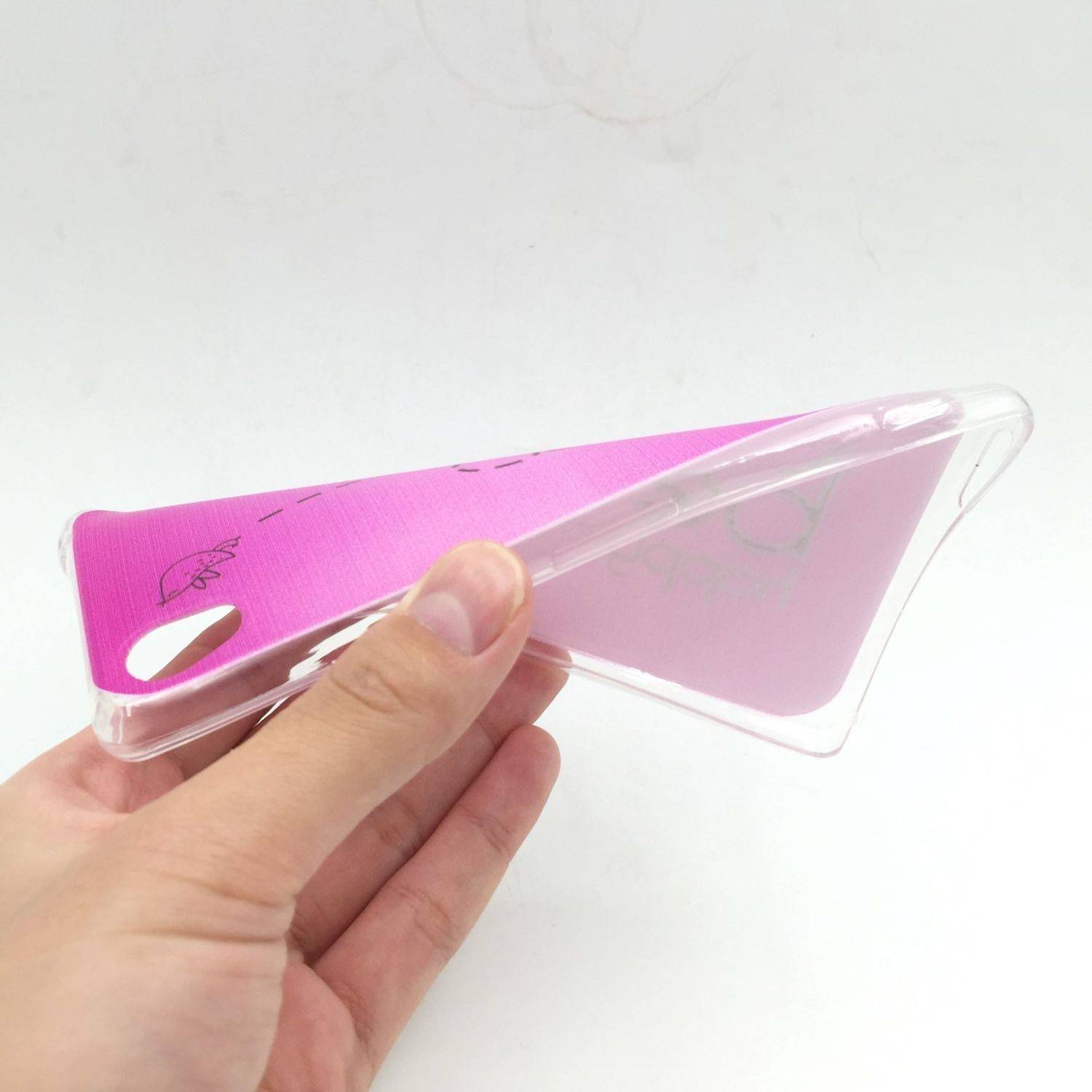 Sony Xperia M4 Aqua Handyhülle Backcover Rosa