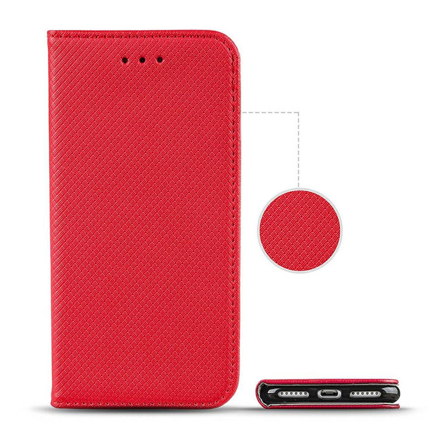 Samsung Galaxy A42 Handyhülle Bookcover Rot