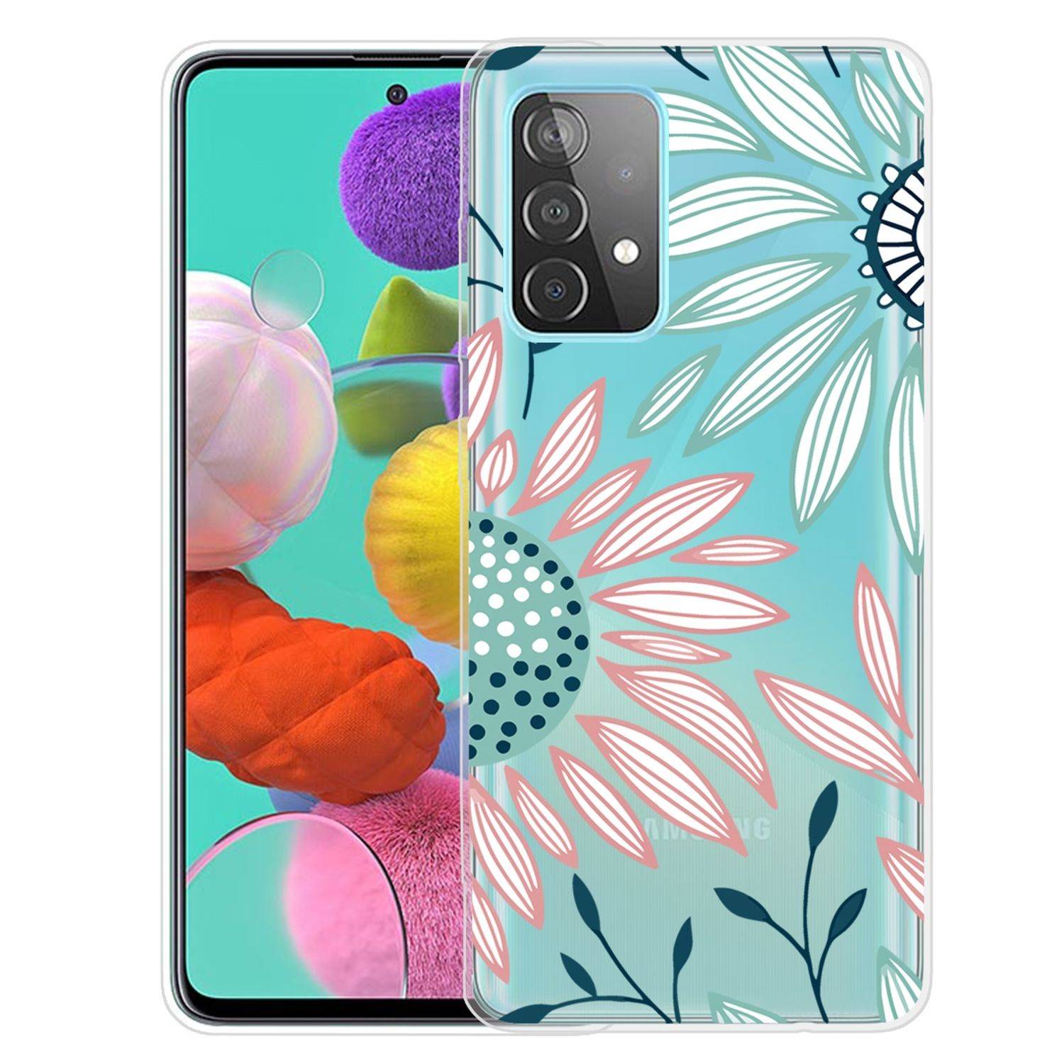 Hülle kompatibel mit Samsung Galaxy A52 4G / 5G / A52s Kunststoff Soft Handyhülle - Handy Case Transparent