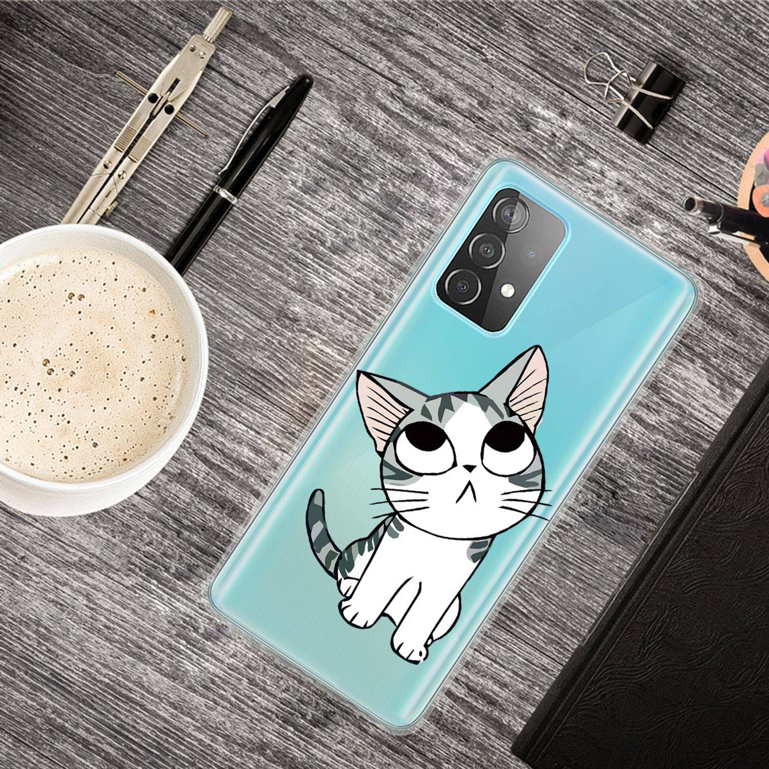 Hülle kompatibel mit Samsung Galaxy A52 4G / 5G / A52s Kunststoff Soft Handyhülle - Handy Case Transparent