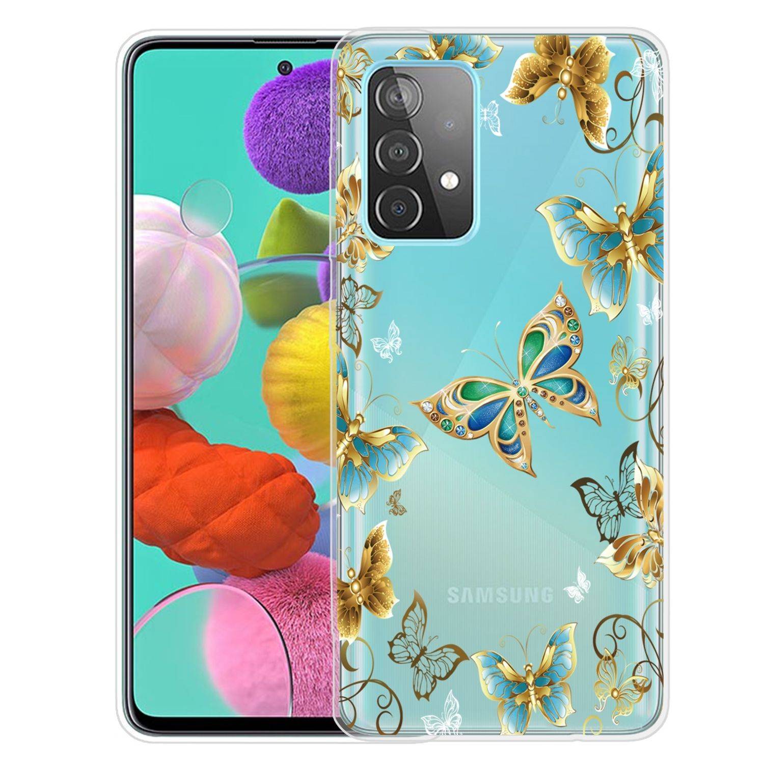 Hülle kompatibel mit Samsung Galaxy A52 4G / 5G / A52s Kunststoff Soft Handyhülle - Handy Case Transparent