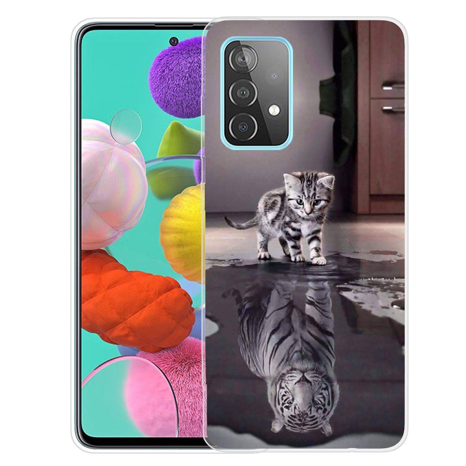 Samsung Galaxy A72 5G Handyhülle Backcover Transparent