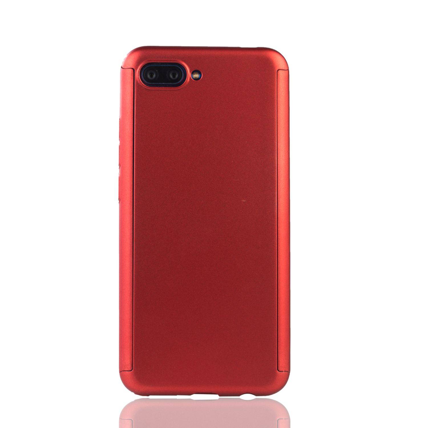 Huawei Honor 10 Handyhülle 360 Grad Schutz Full Cover Rot