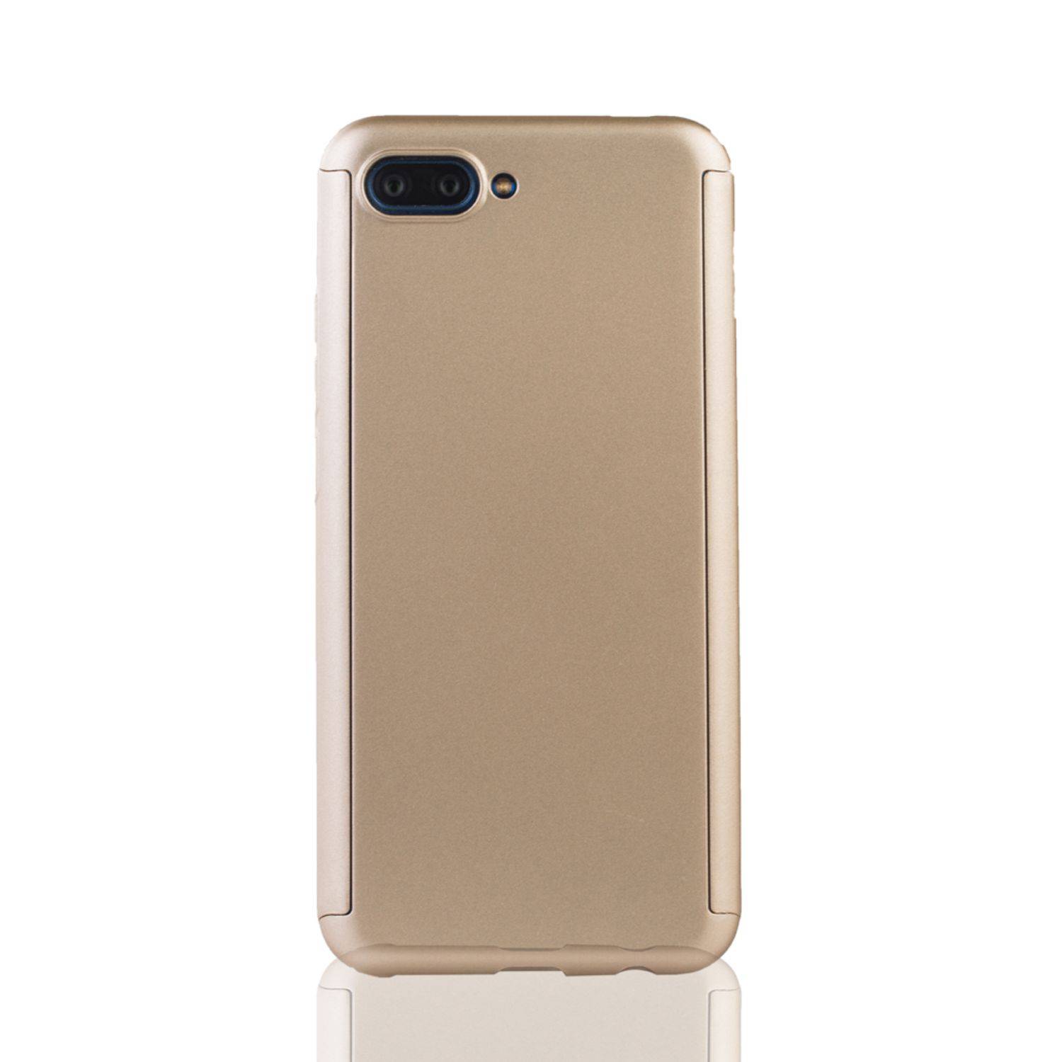 Huawei Honor 10 Handyhülle 360 Grad Schutz Full Cover Gold
