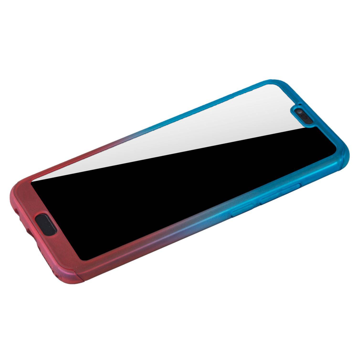 Huawei Honor 10 Handyhülle 360 Grad Schutz Full Cover Mehrfarbig