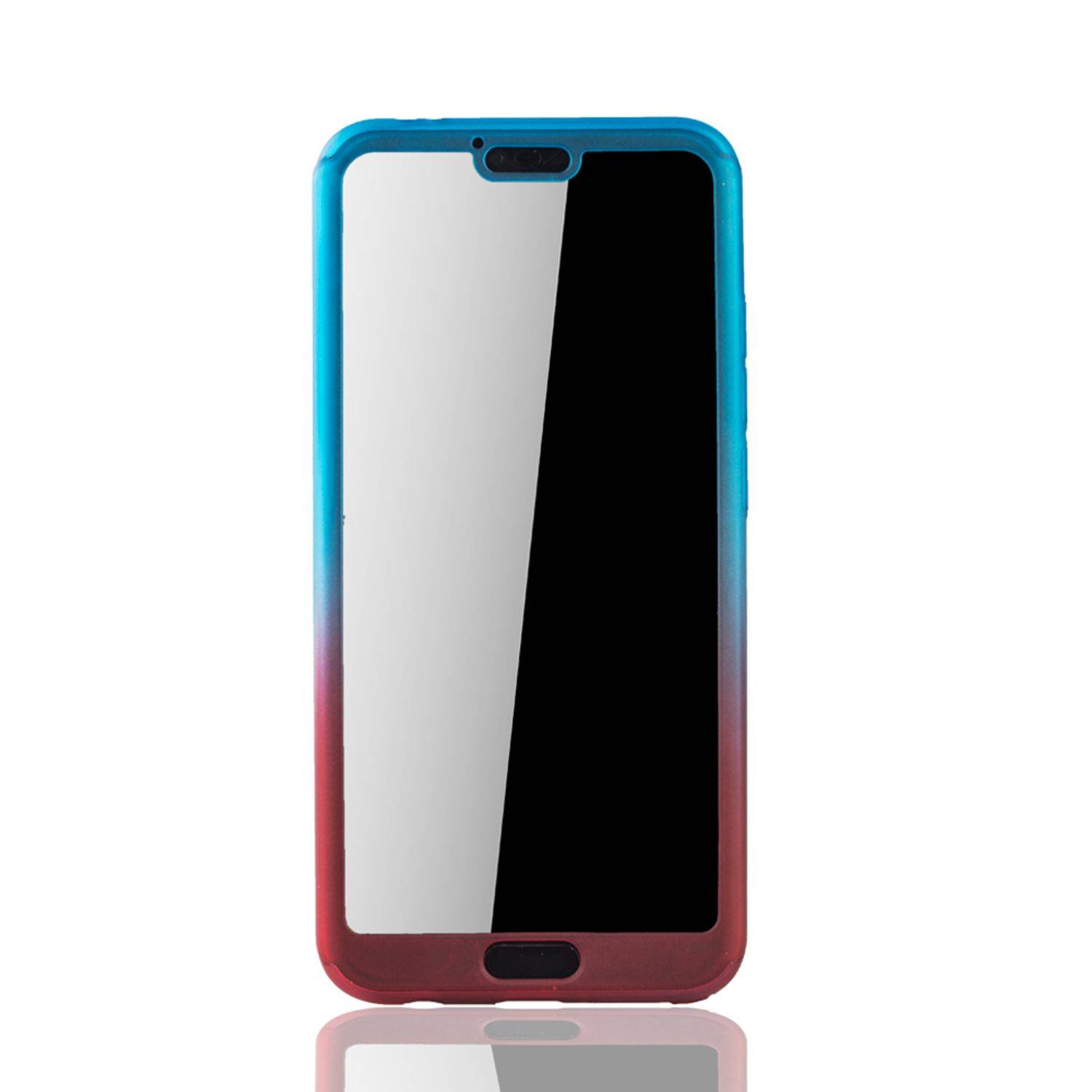 Huawei Honor 10 Handyhülle 360 Grad Schutz Full Cover Mehrfarbig