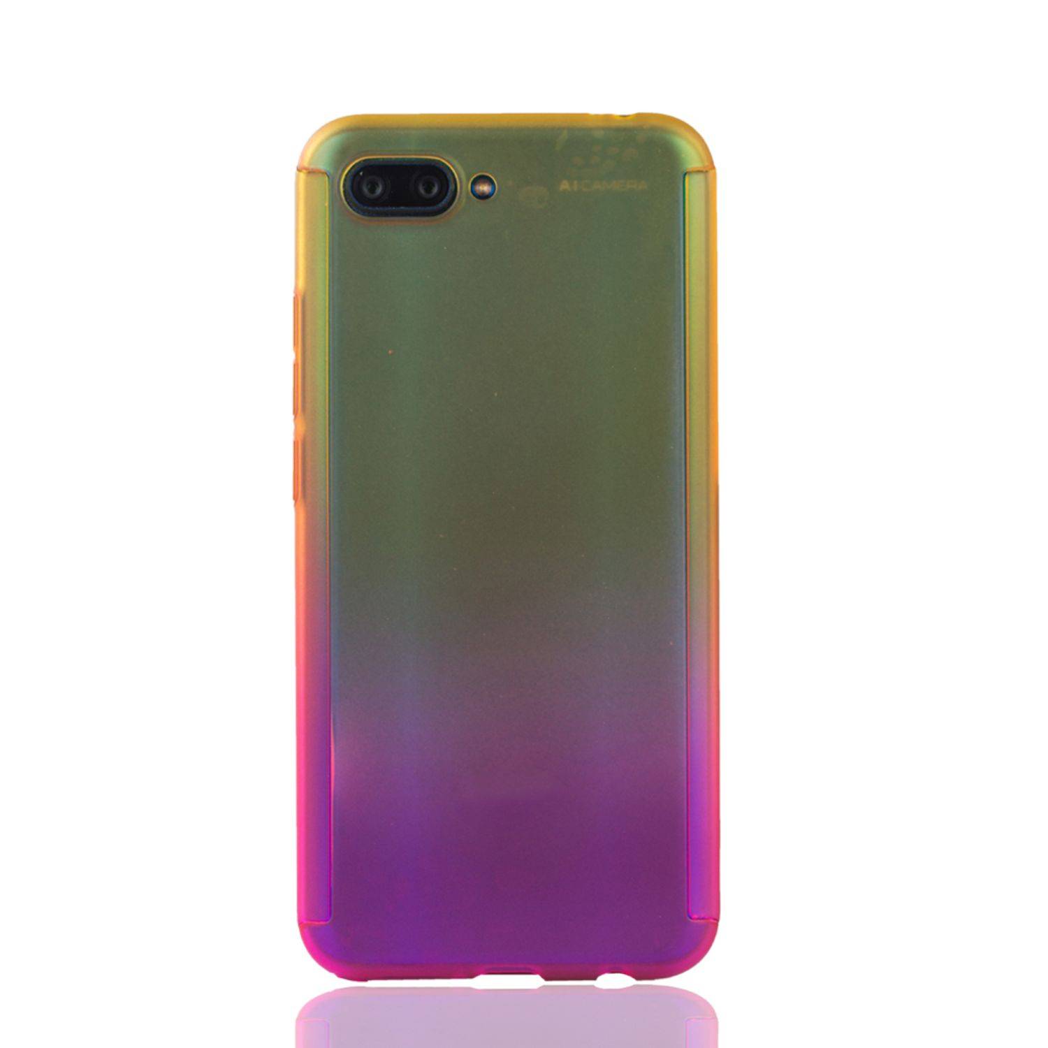 Huawei Honor 10 Handyhülle 360 Grad Schutz Full Cover Mehrfarbig