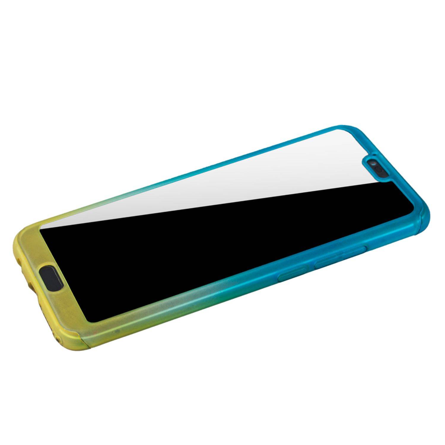 Huawei Honor 10 Handyhülle 360 Grad Schutz Full Cover Mehrfarbig