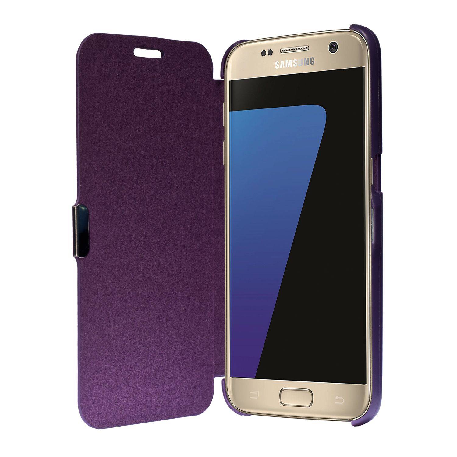 Samsung Galaxy S7 Edge Handyhülle Backcover Violett