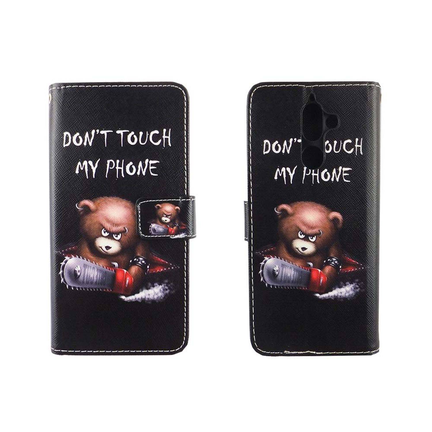 Nokia 7 Plus Handyhülle Bookcover Schwarz