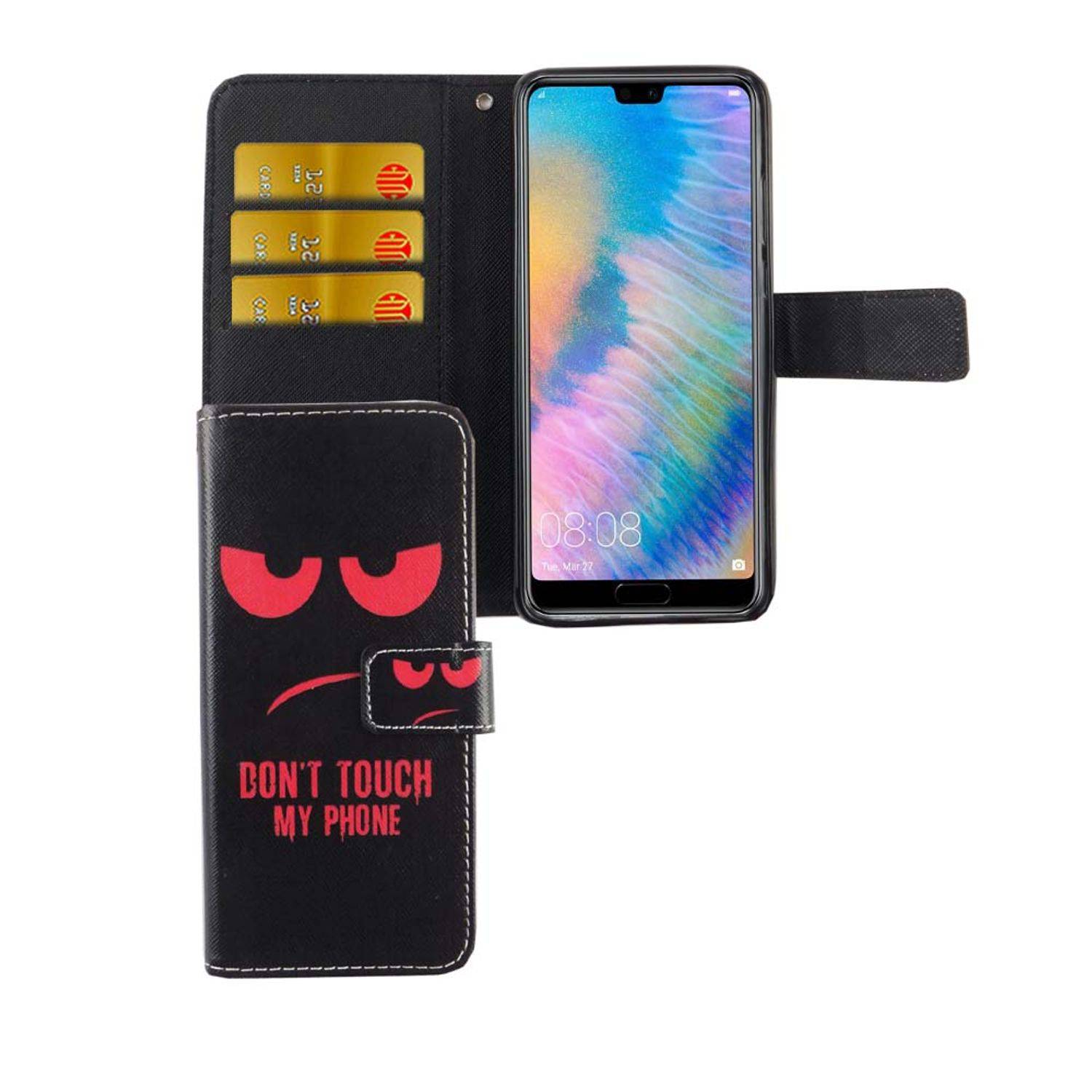 Huawei P20 Handyhülle Bookcover Rot
