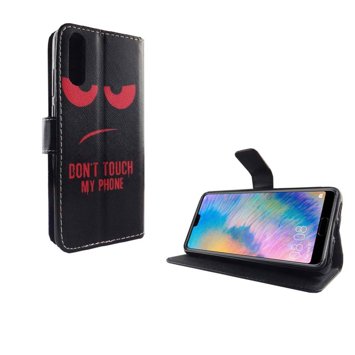 Huawei P20 Handyhülle Bookcover Rot