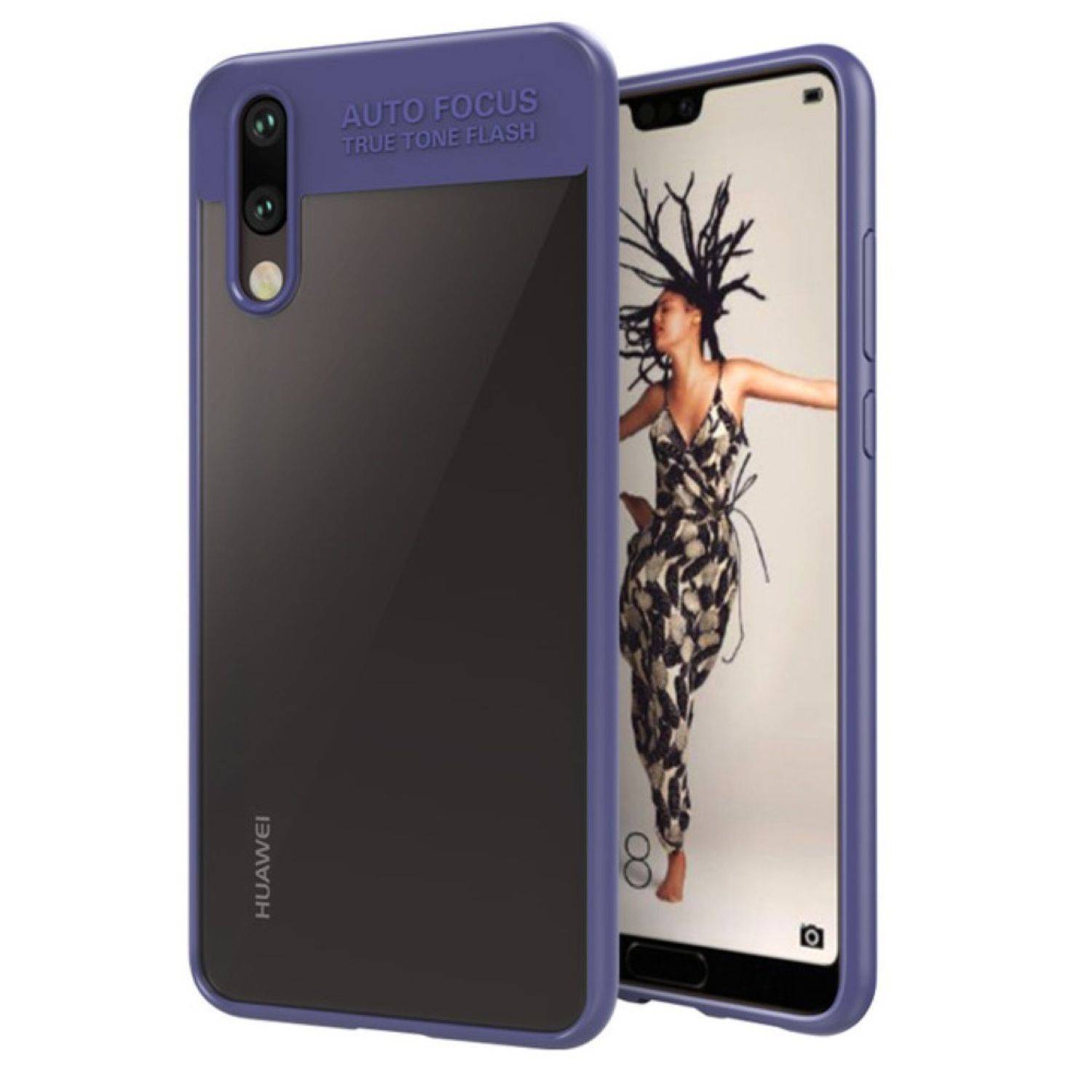 Huawei P20 Handyhülle Backcover Blau