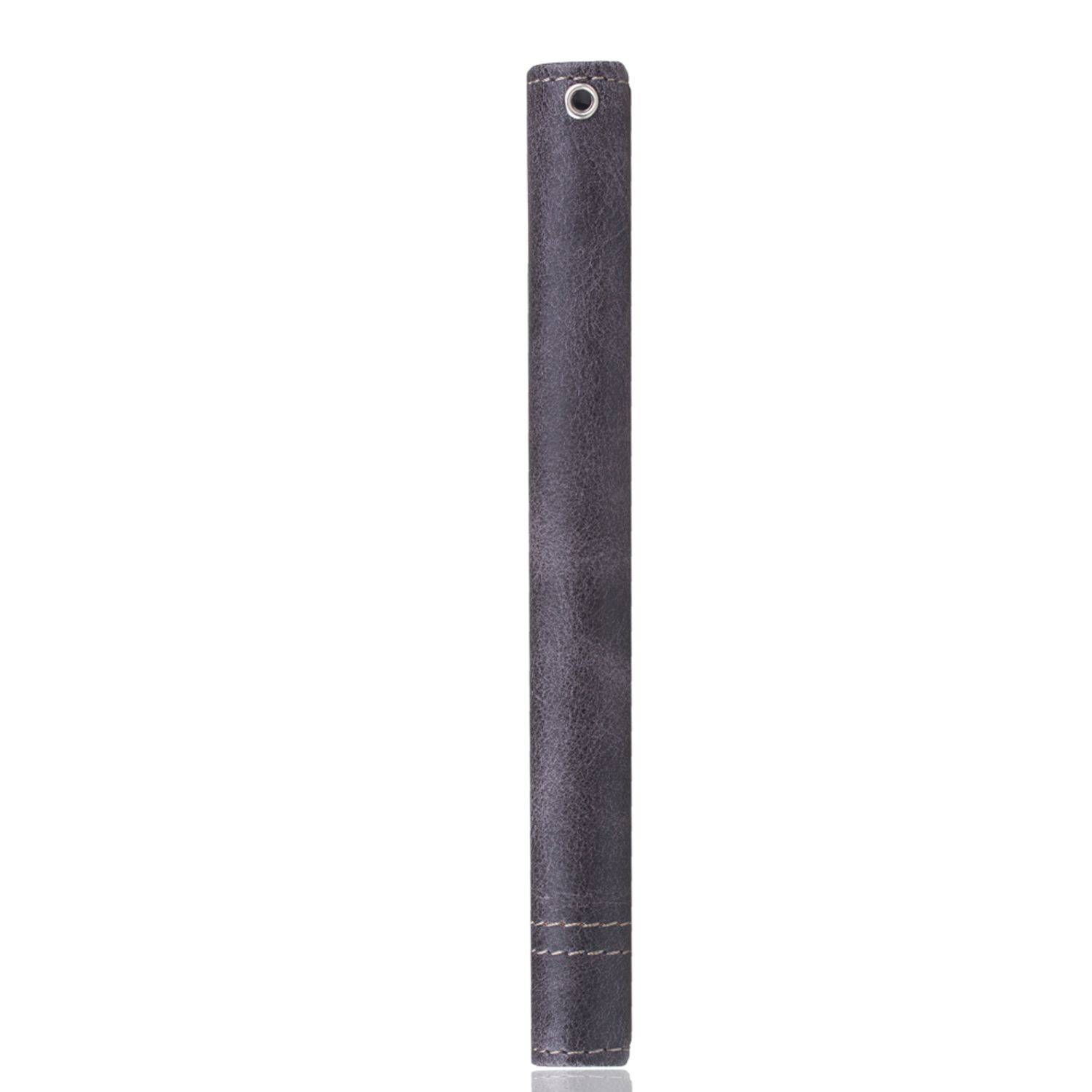 Wiko Lenny 5 Handyhülle Bookcover Grau