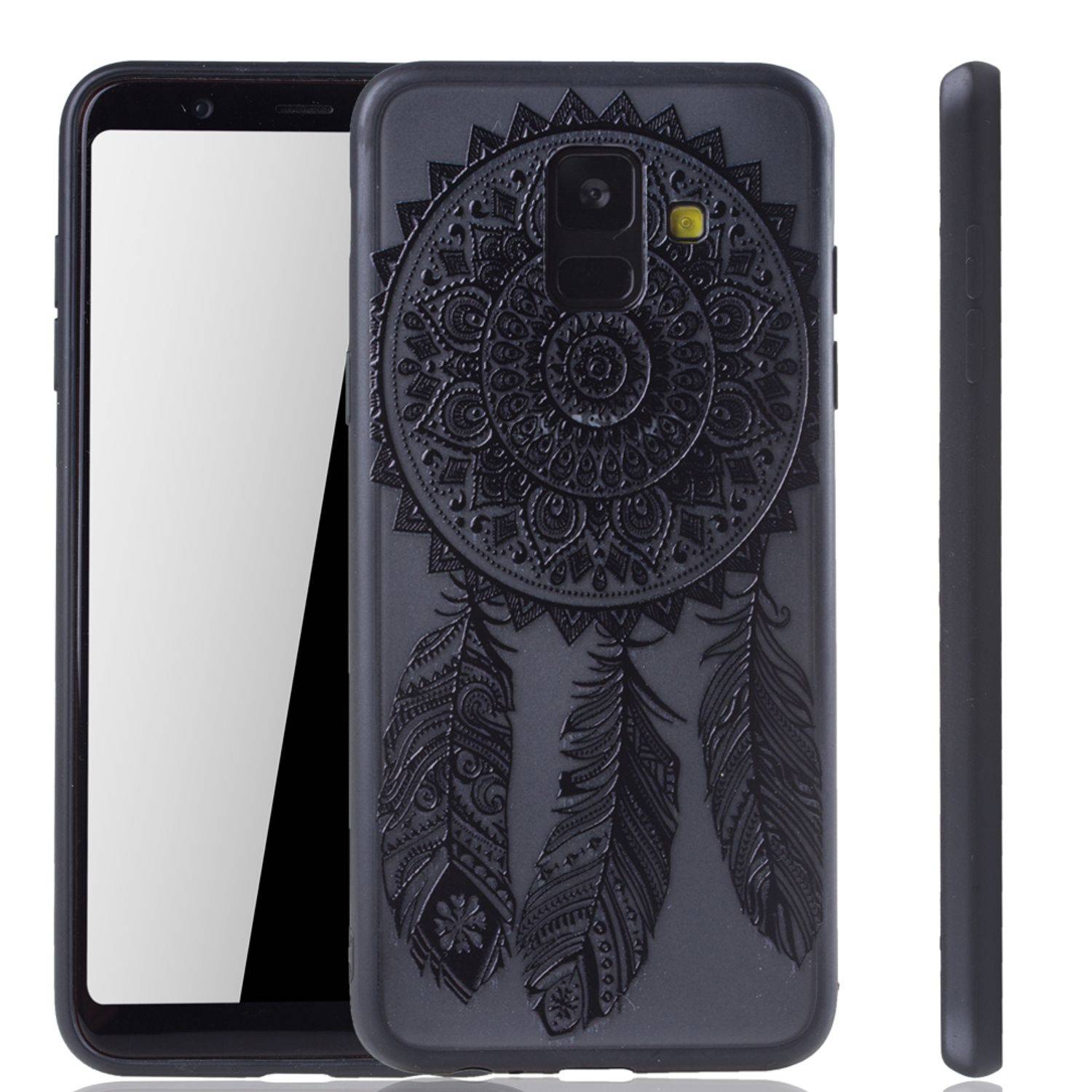 Samsung Galaxy A6 (2018) Handyhülle Backcover Schwarz