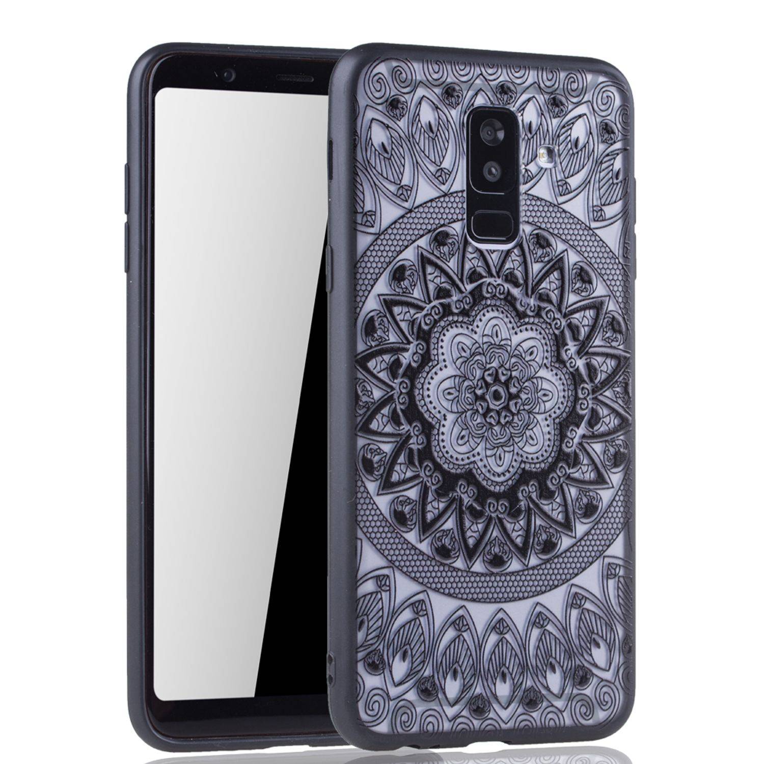 Samsung Galaxy A6 Plus (2018) Handyhülle Backcover Schwarz
