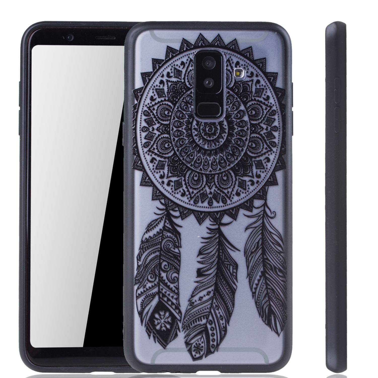 Samsung Galaxy A6 Plus (2018) Handyhülle Backcover Schwarz