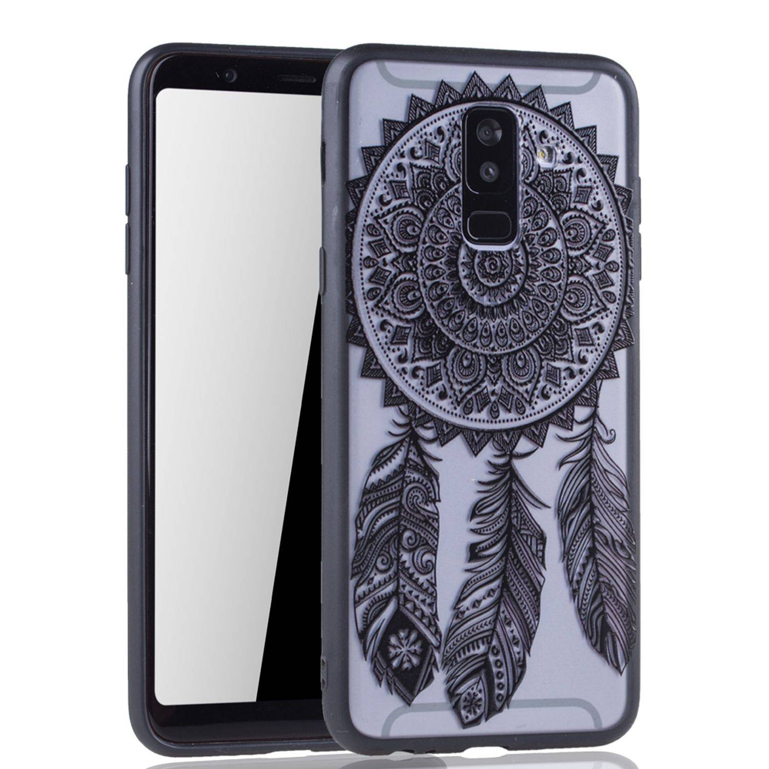 Samsung Galaxy A6 Plus (2018) Handyhülle Backcover Schwarz