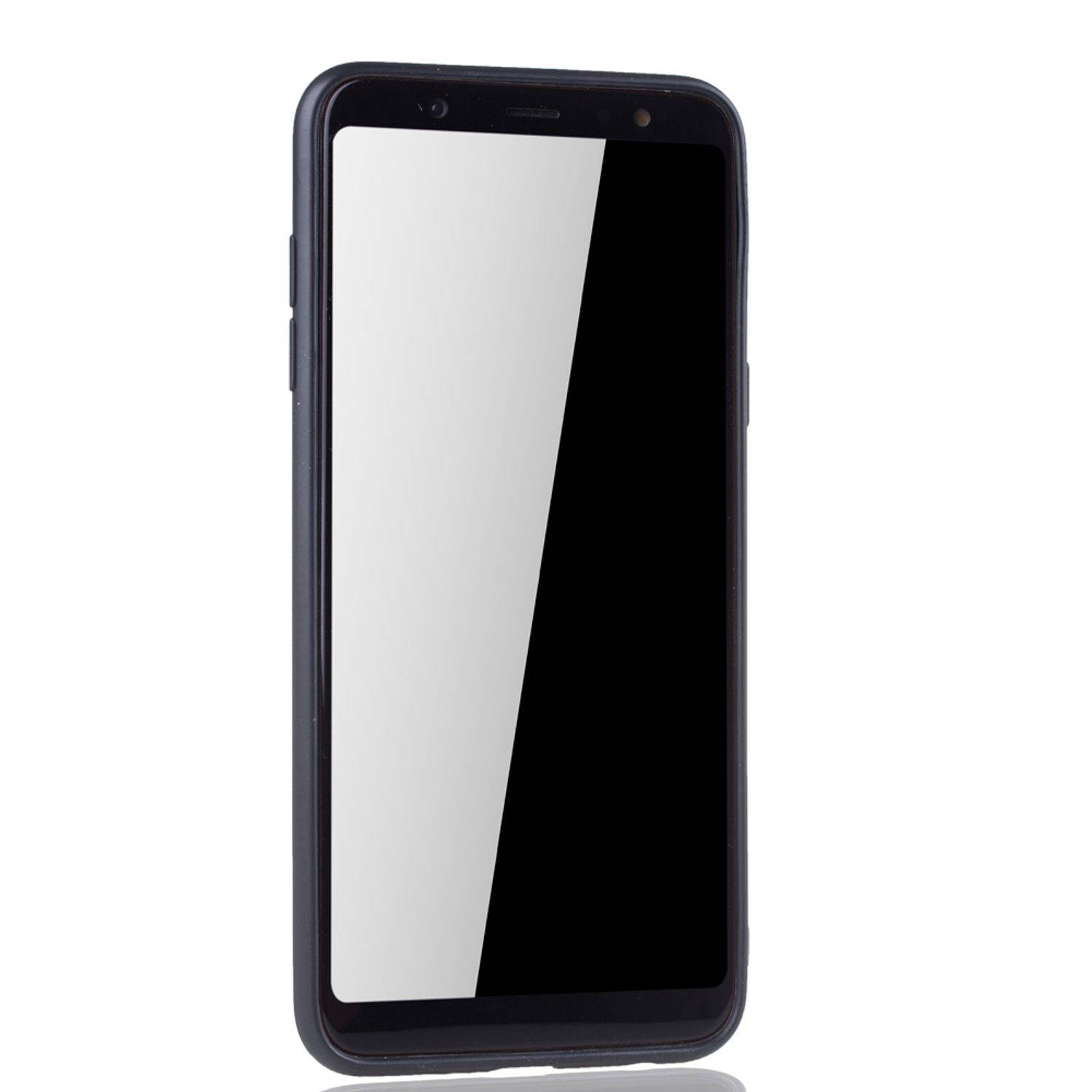 Samsung Galaxy A6 Plus (2018) Handyhülle Backcover Schwarz