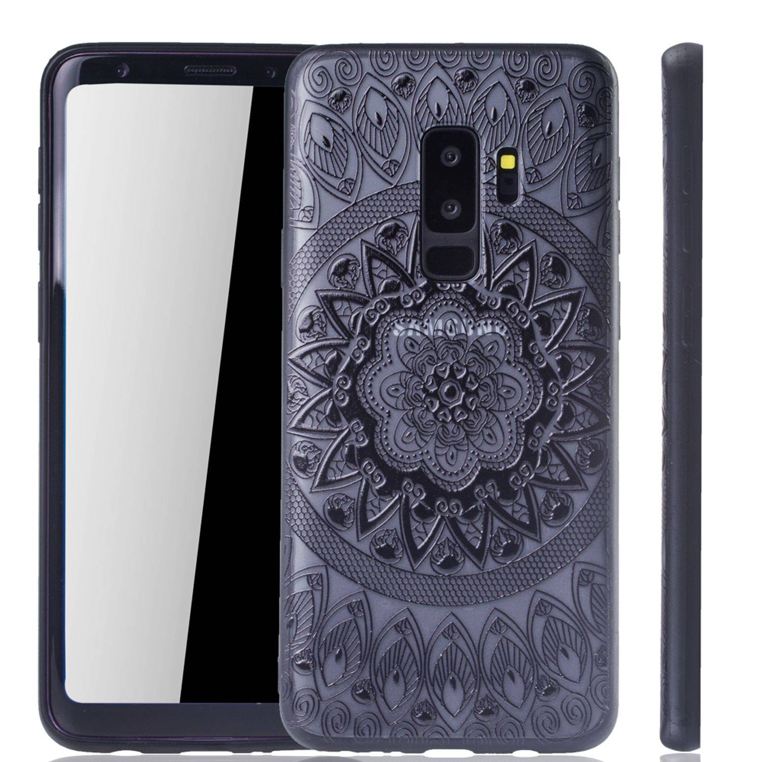 Samsung Galaxy S9 Plus Handyhülle Backcover Schwarz