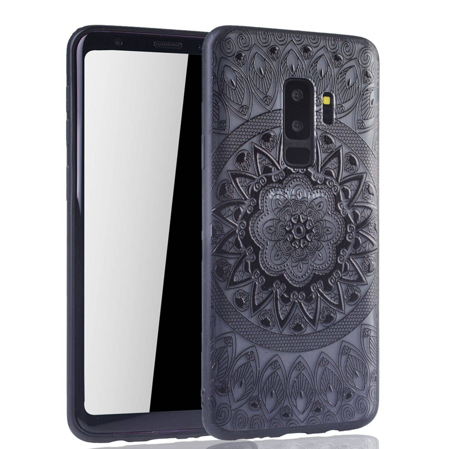 Samsung Galaxy S9 Plus Handyhülle Backcover Schwarz