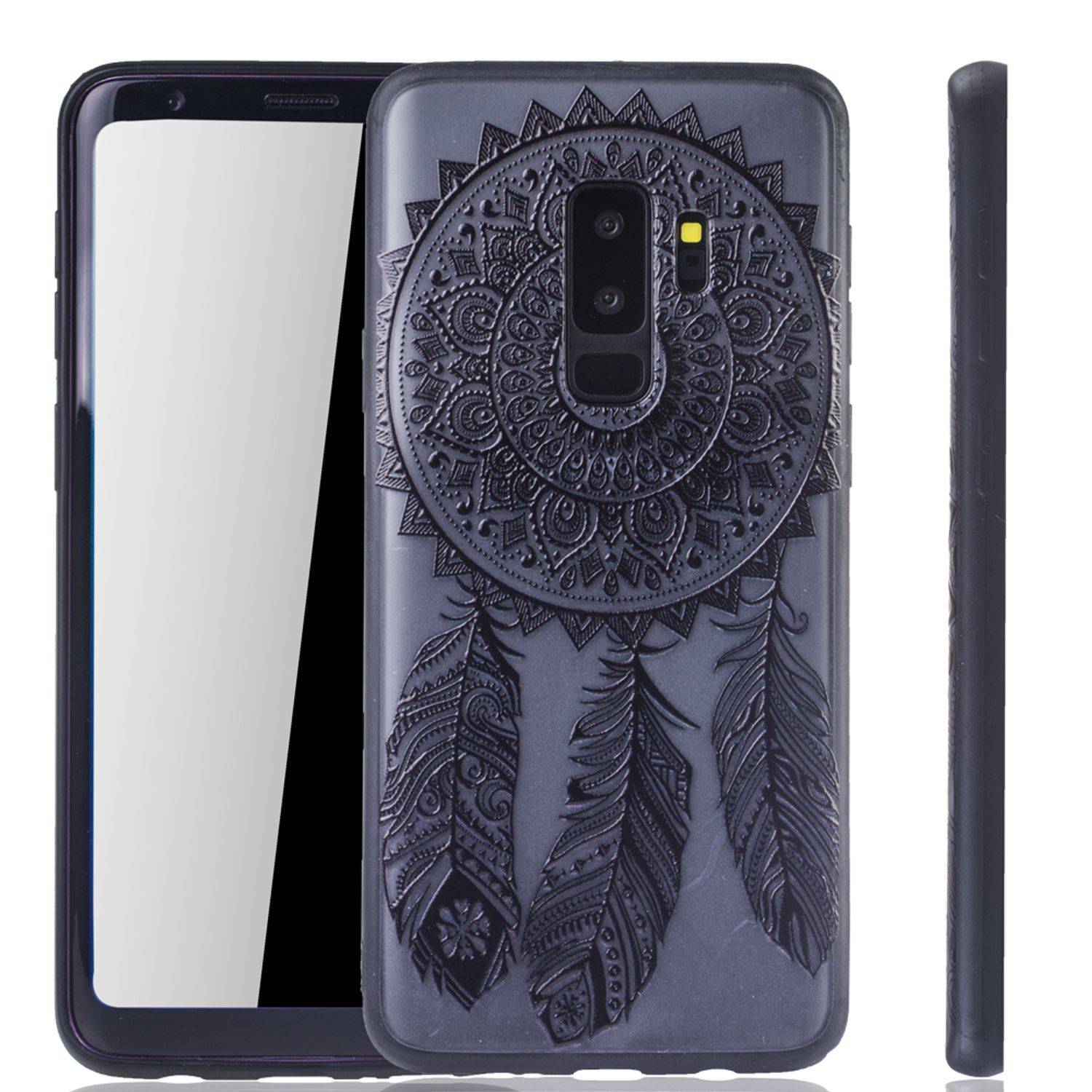 Samsung Galaxy S9 Plus Handyhülle Backcover Schwarz
