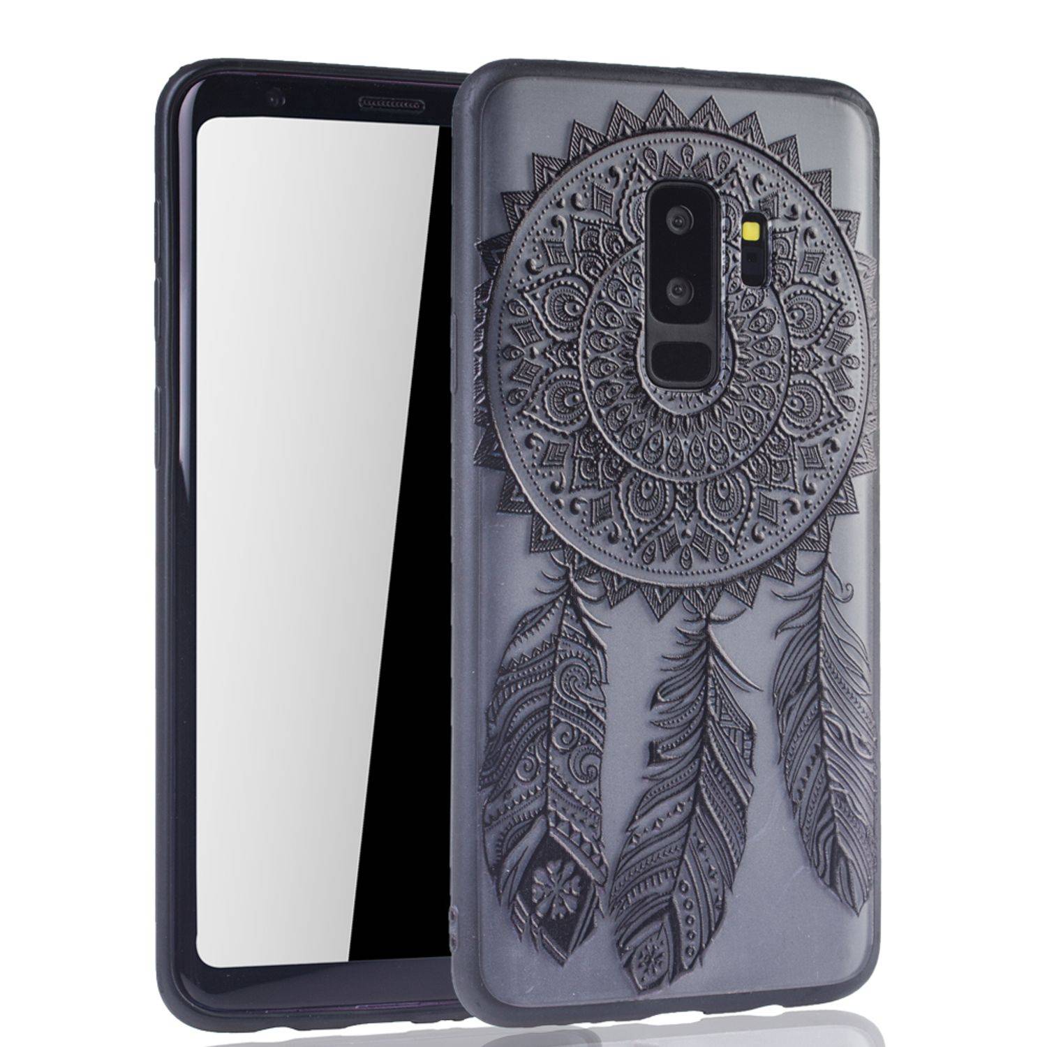 Samsung Galaxy S9 Plus Handyhülle Backcover Schwarz