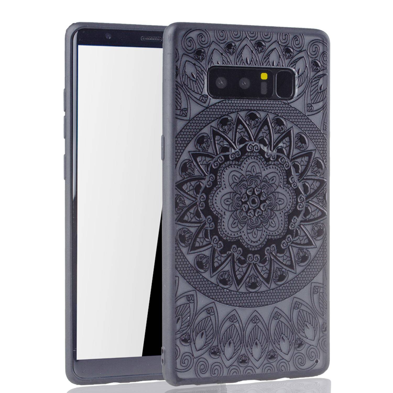 Samsung Galaxy Note 8 Handyhülle Backcover Schwarz