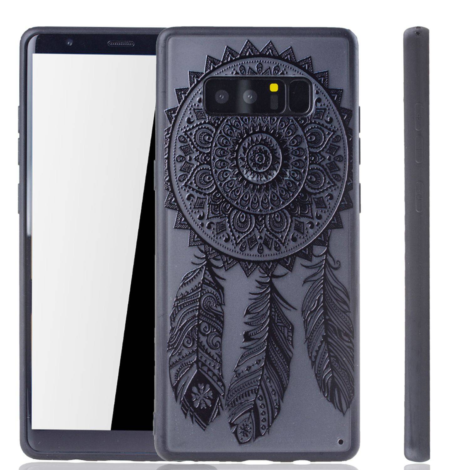 Huawei Honor 10 Handyhülle Backcover Schwarz