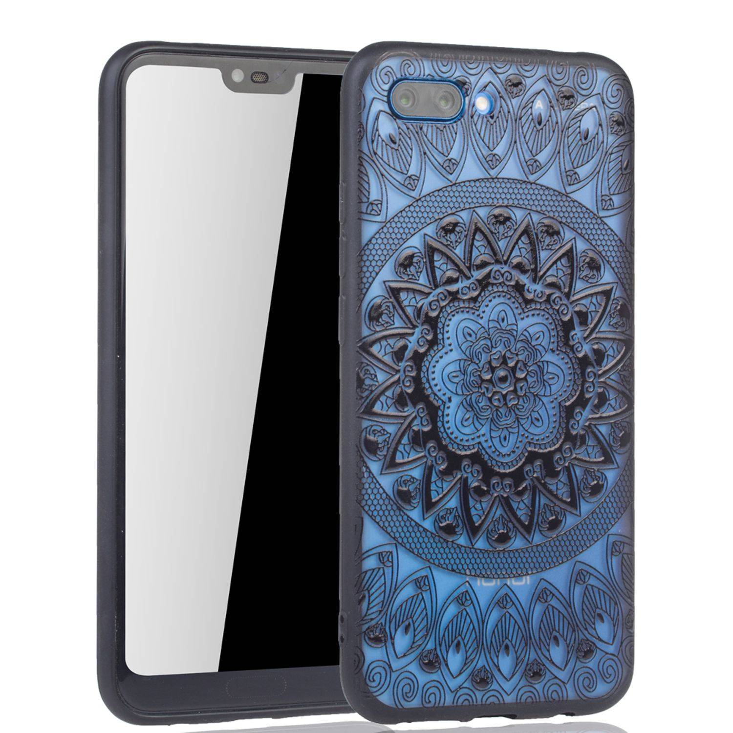 Huawei Honor 10 Handyhülle Backcover Schwarz