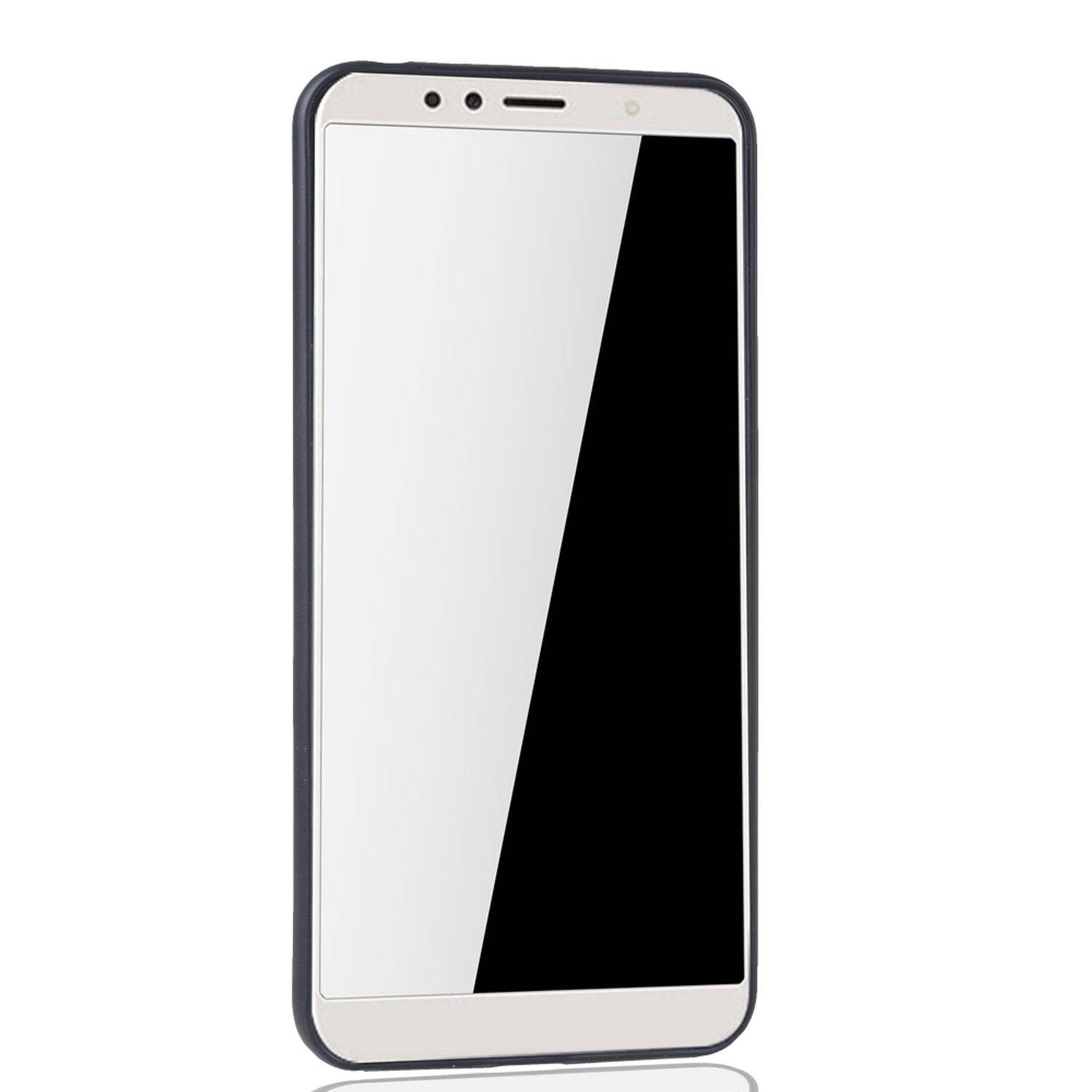 Huawei Y6 (2018) Handyhülle Backcover Schwarz