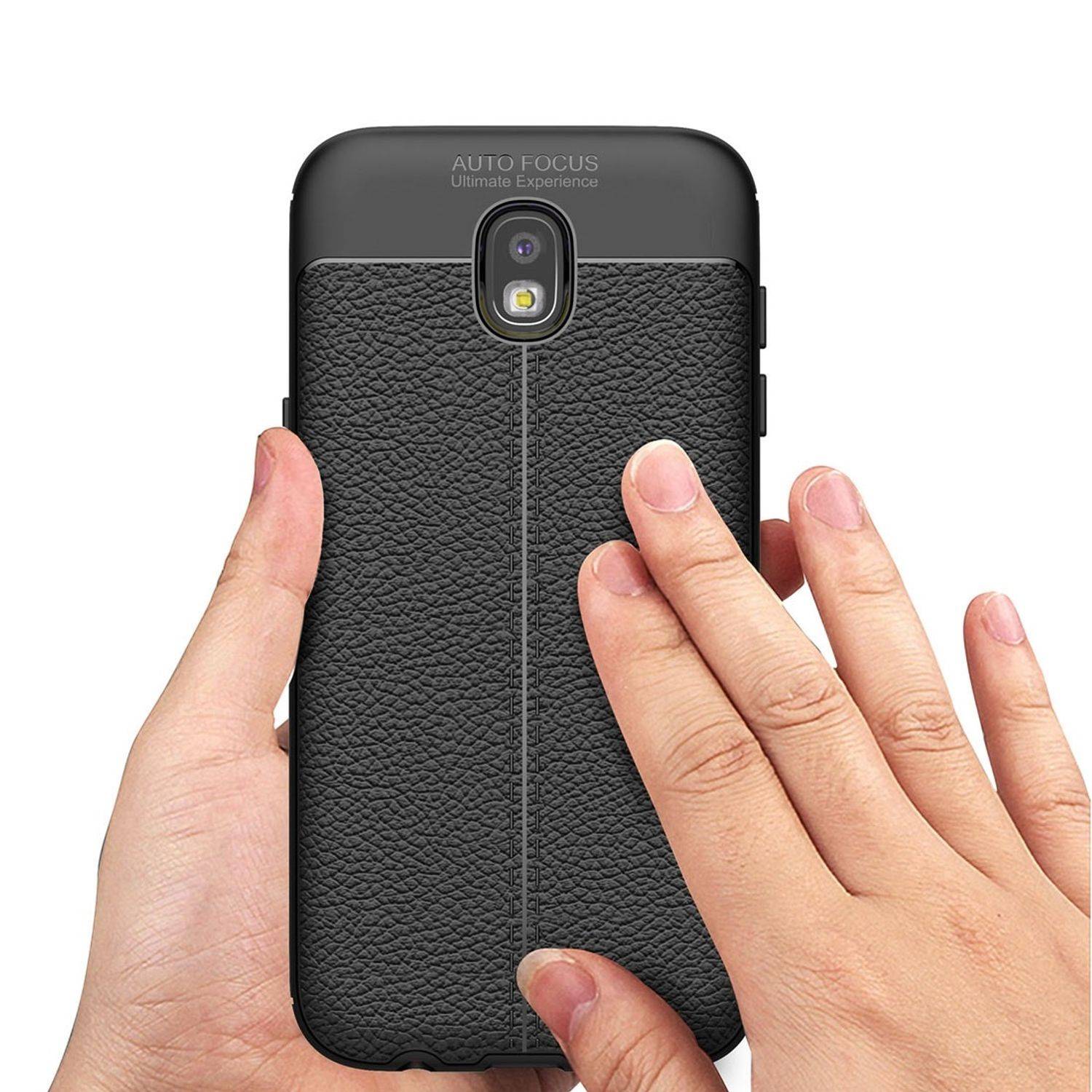 Samsung Galaxy J7 (2017) Handyhülle Backcover Grau