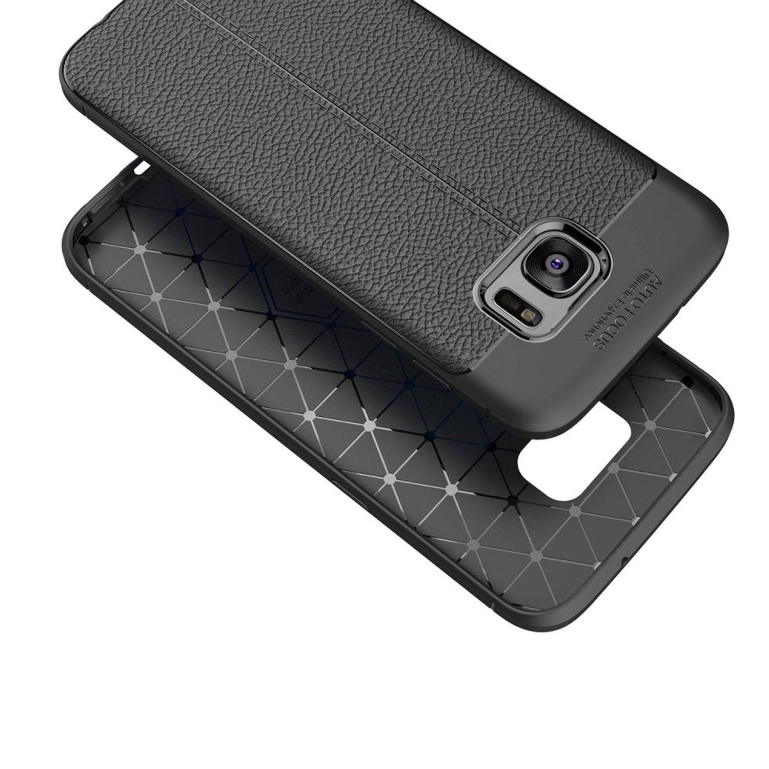 Samsung Galaxy S6 Handyhülle Backcover Blau