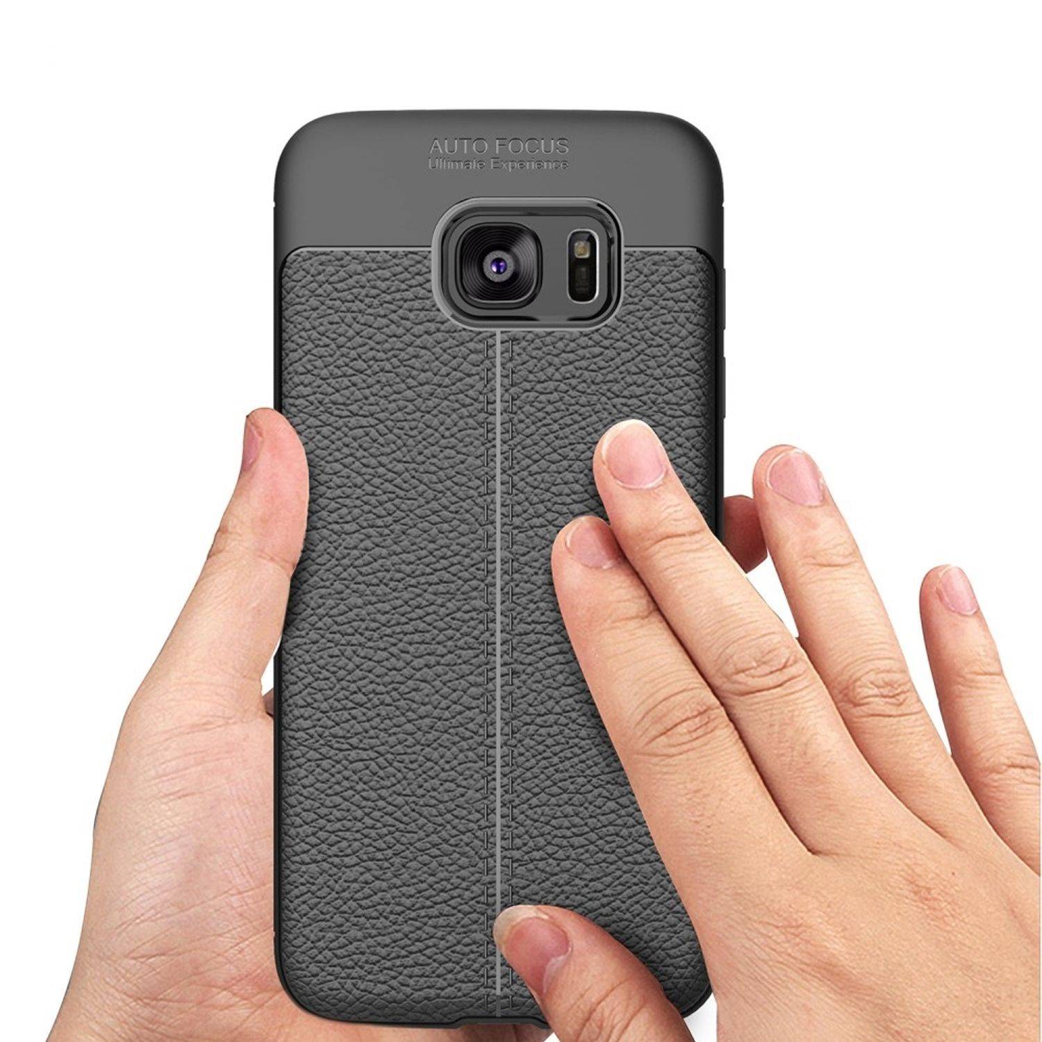 Samsung Galaxy S6 Edge Handyhülle Backcover Grau