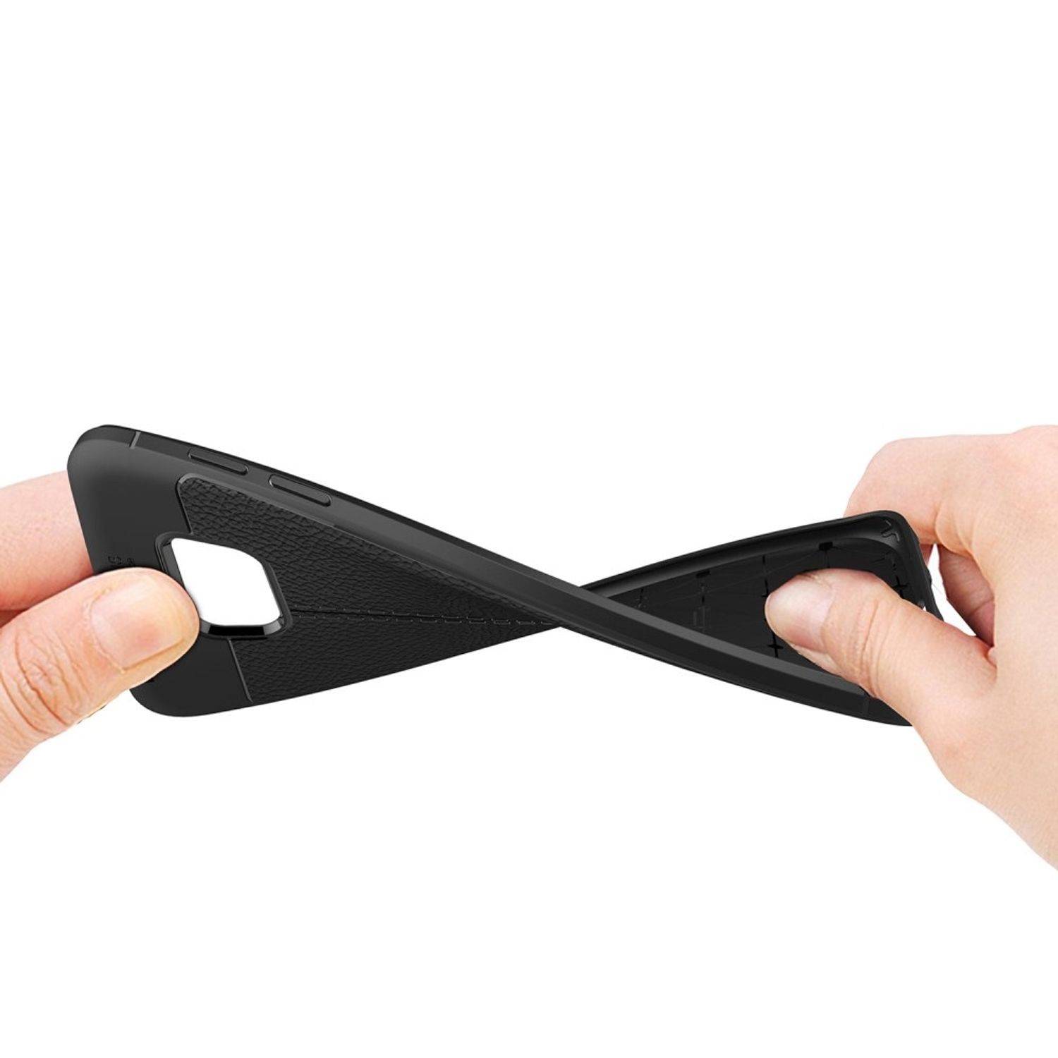 Samsung Galaxy S6 Edge Handyhülle Backcover Grau