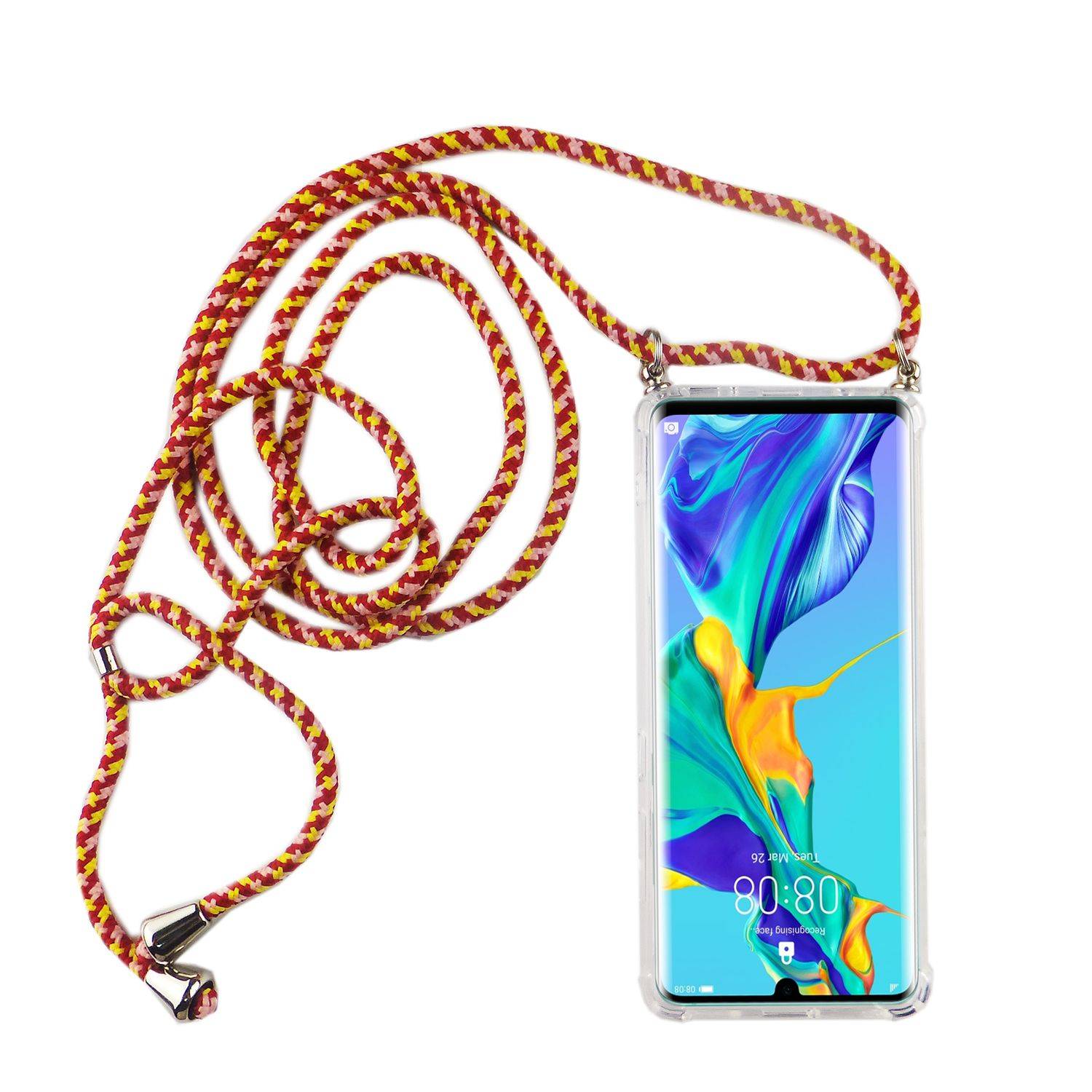 Huawei P30 Pro Handykette Handyhülle Umhängetasche Transparent