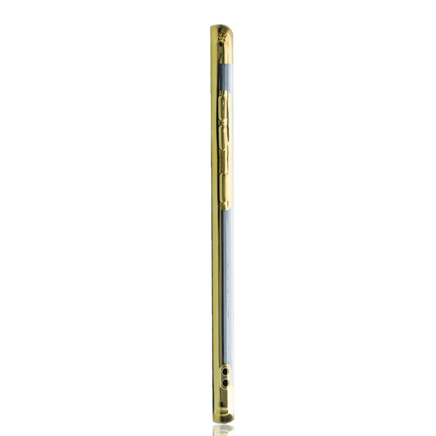 Samsung Galaxy S20 Handyhülle Bumper Backcover Gold